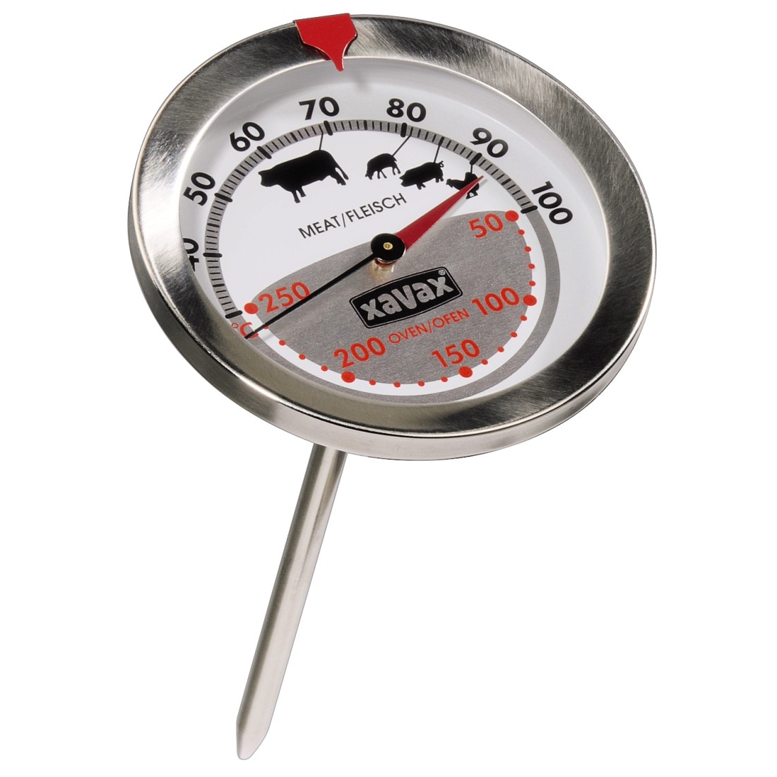 Bratenthermometer »2 in 1 Mechanisches Ofen- und Fleischthermometer«