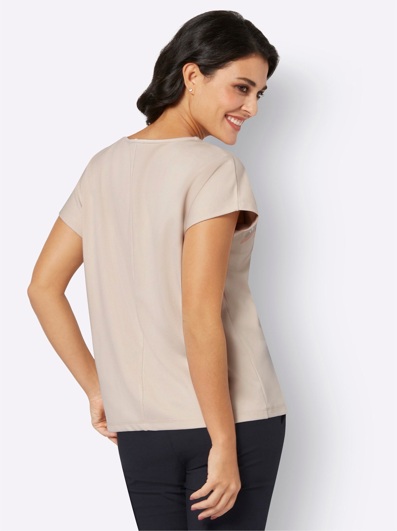 creation L Kurzarmshirt »Shirt«, (1 tlg.)