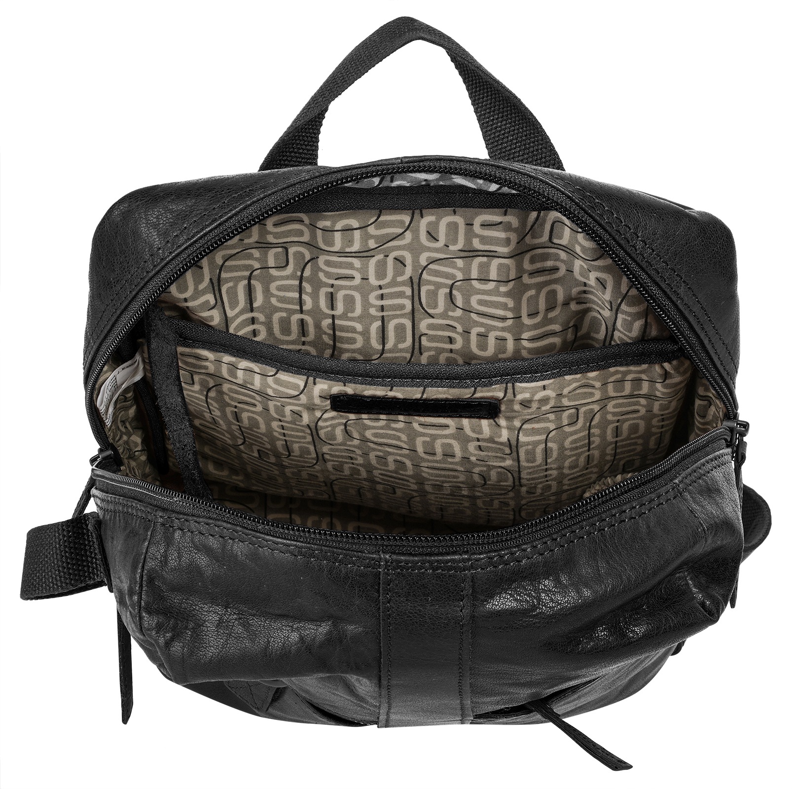 Spikes & Sparrow Laptoprucksack, echt Leder