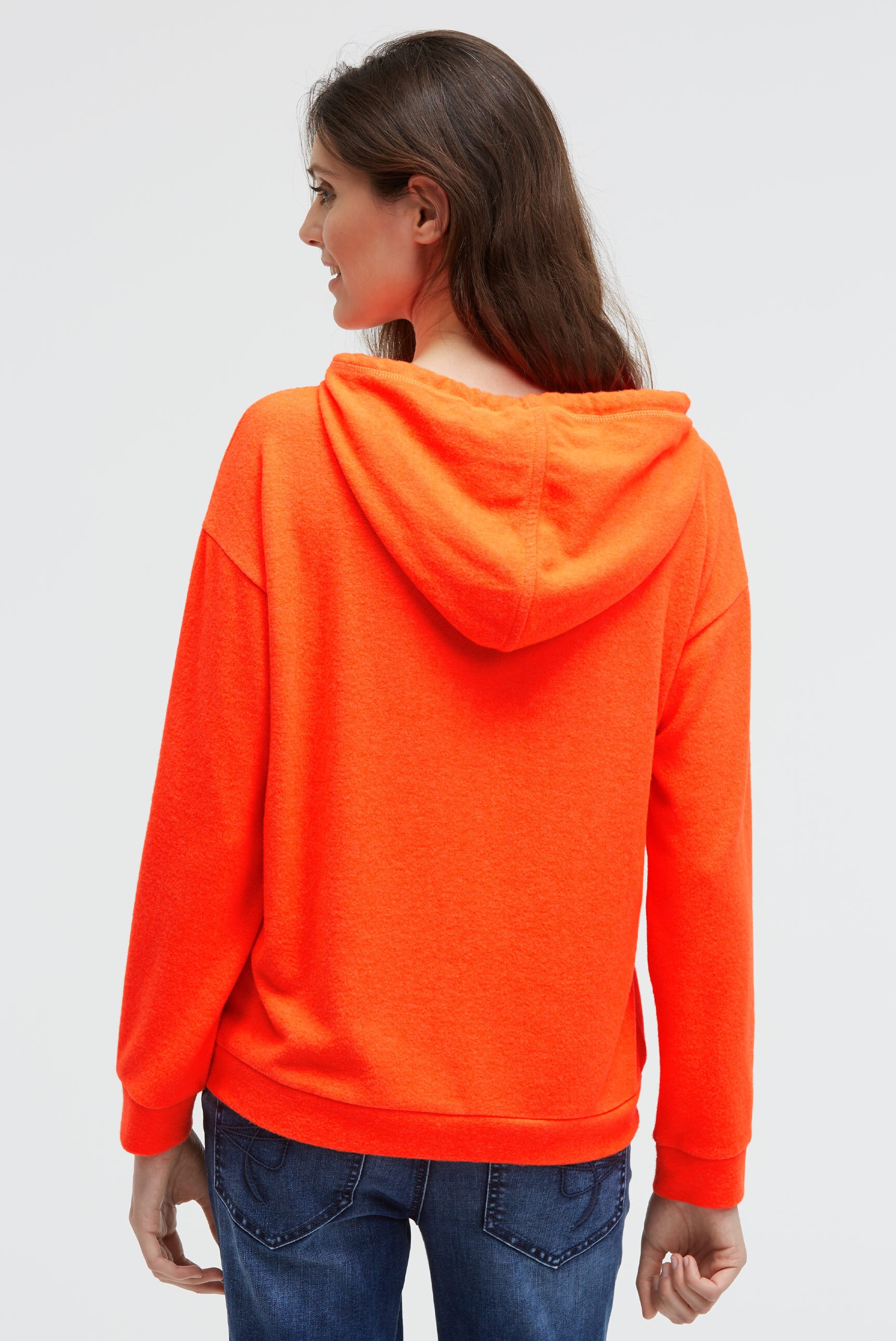 SOCCX Kapuzenpullover aus Flauschstrick