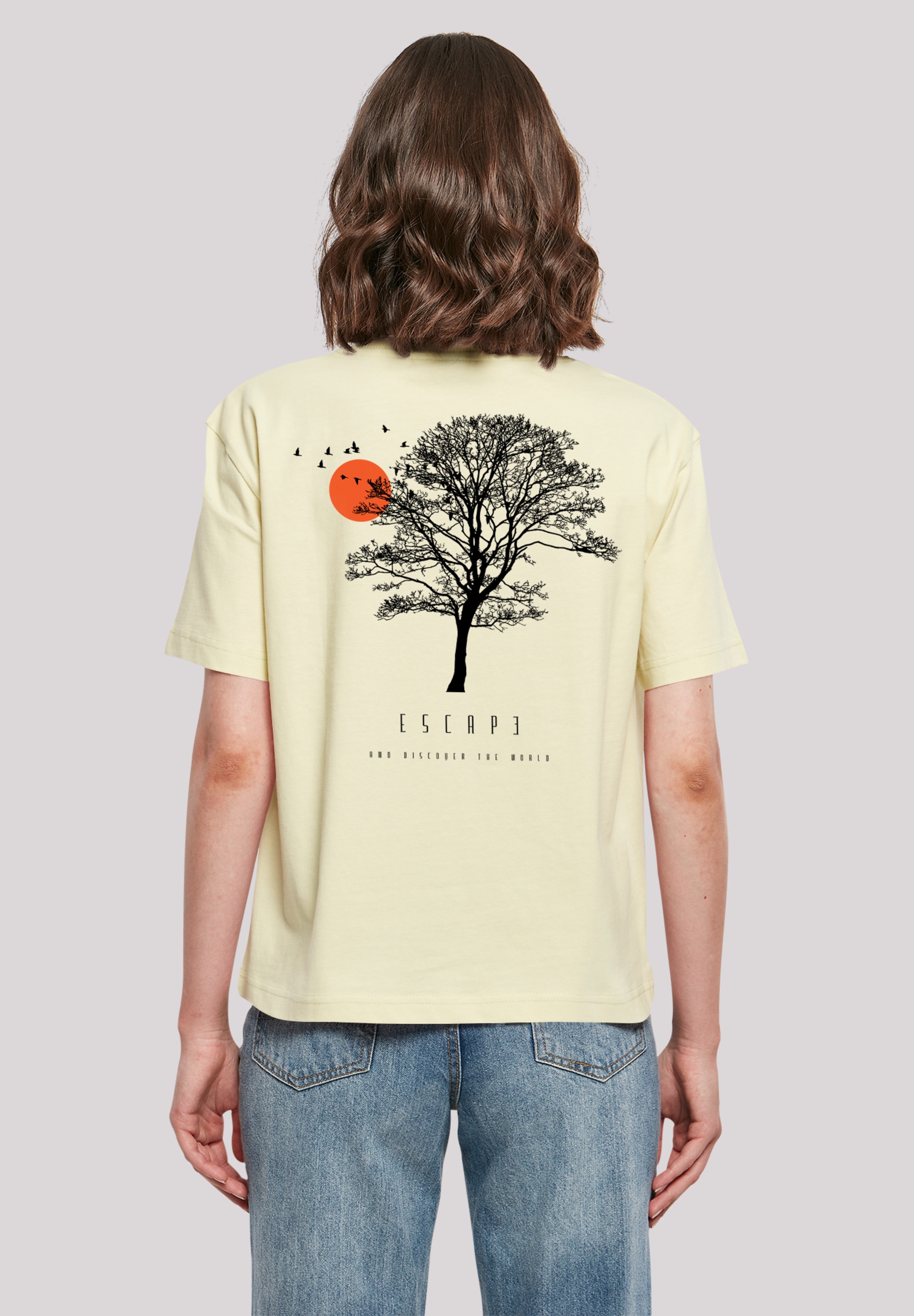 F4NT4STIC T-Shirt "Escape Discover the World Tree Birds", Premium Qualität, günstig online kaufen