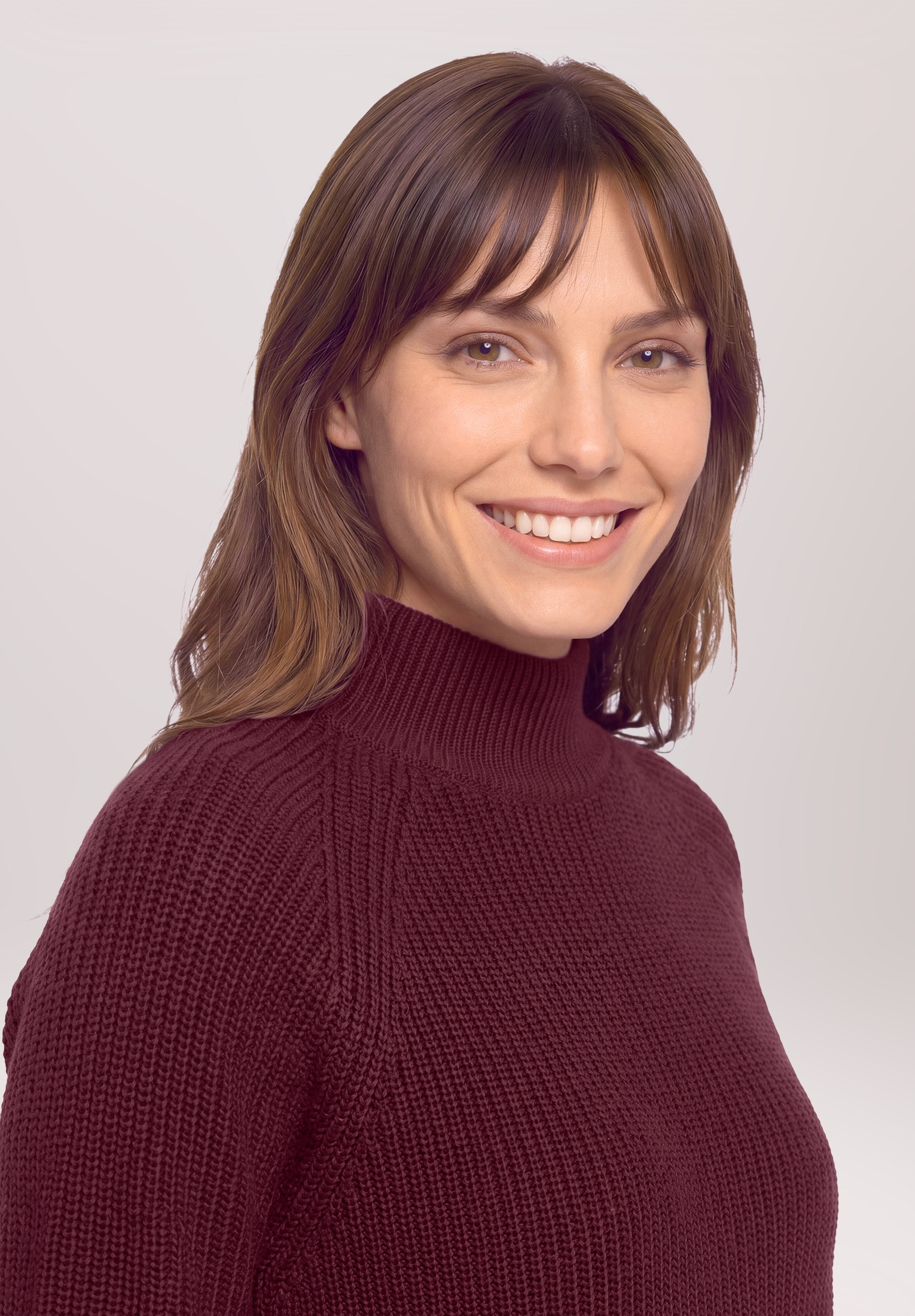 Betty&Co Strickpullover »Damen mit Rippbündchen« 1