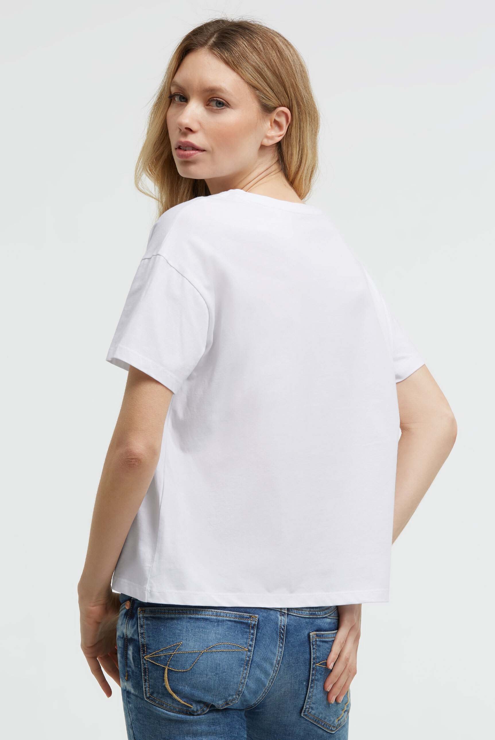 SOCCX Rundhalsshirt aus Baumwolle