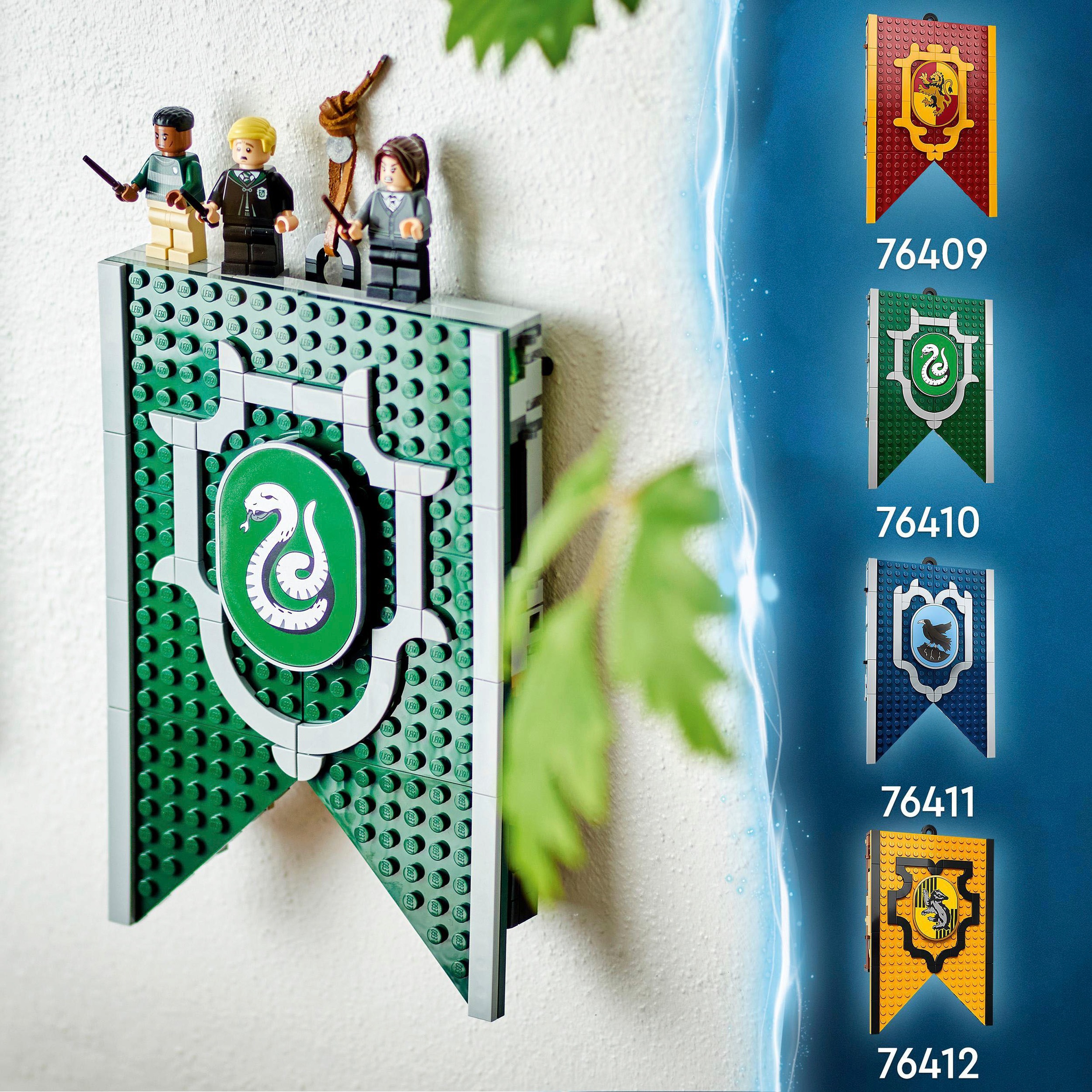 LEGO® Konstruktionsspielsteine »Hausbanner Slytherin (76410), LEGO® Harry Potter™«, (349 St.)