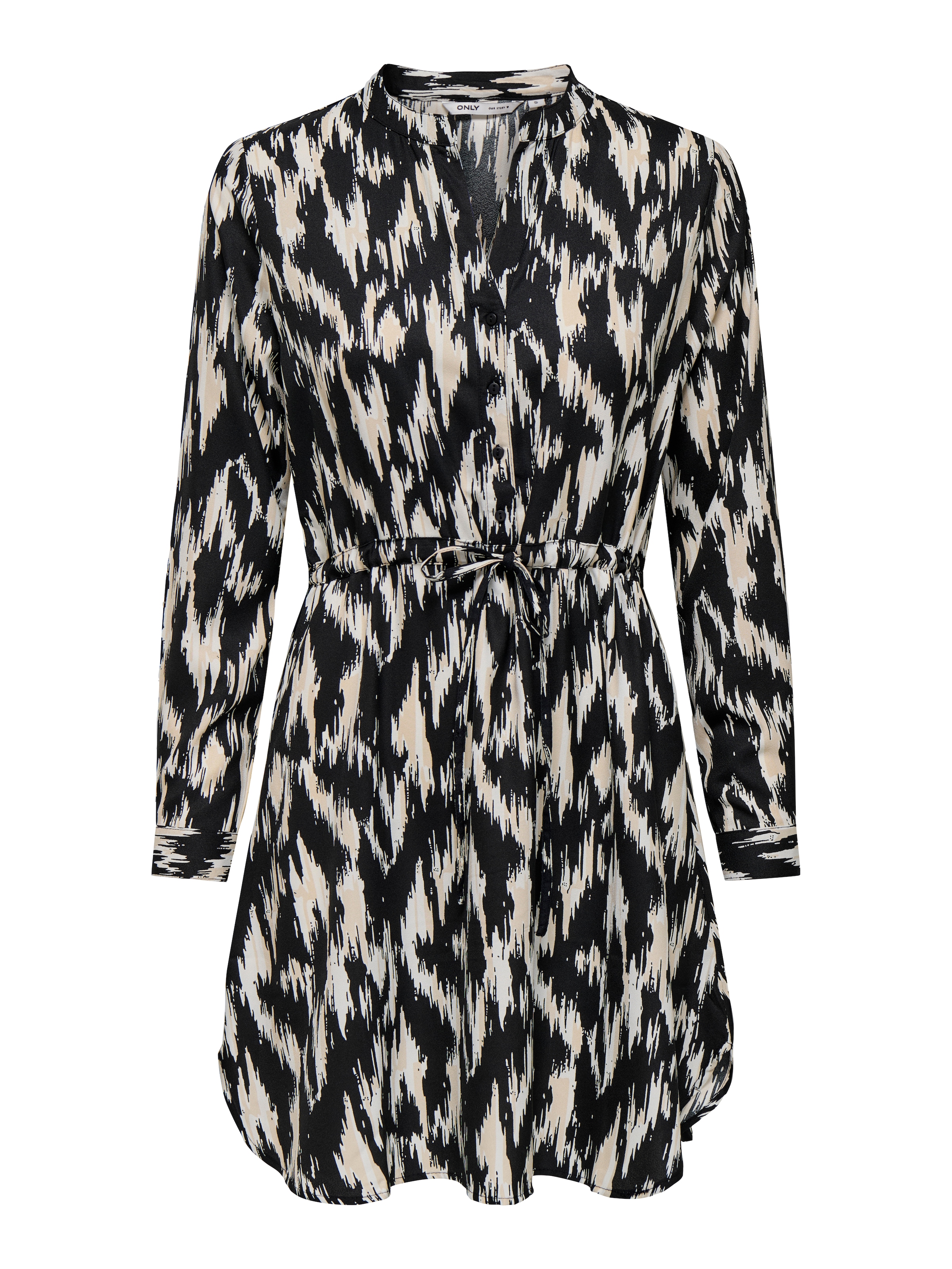 ONLY Druckkleid »ONLCORY L/S V-NECK TUNIC«, Sommerkleid