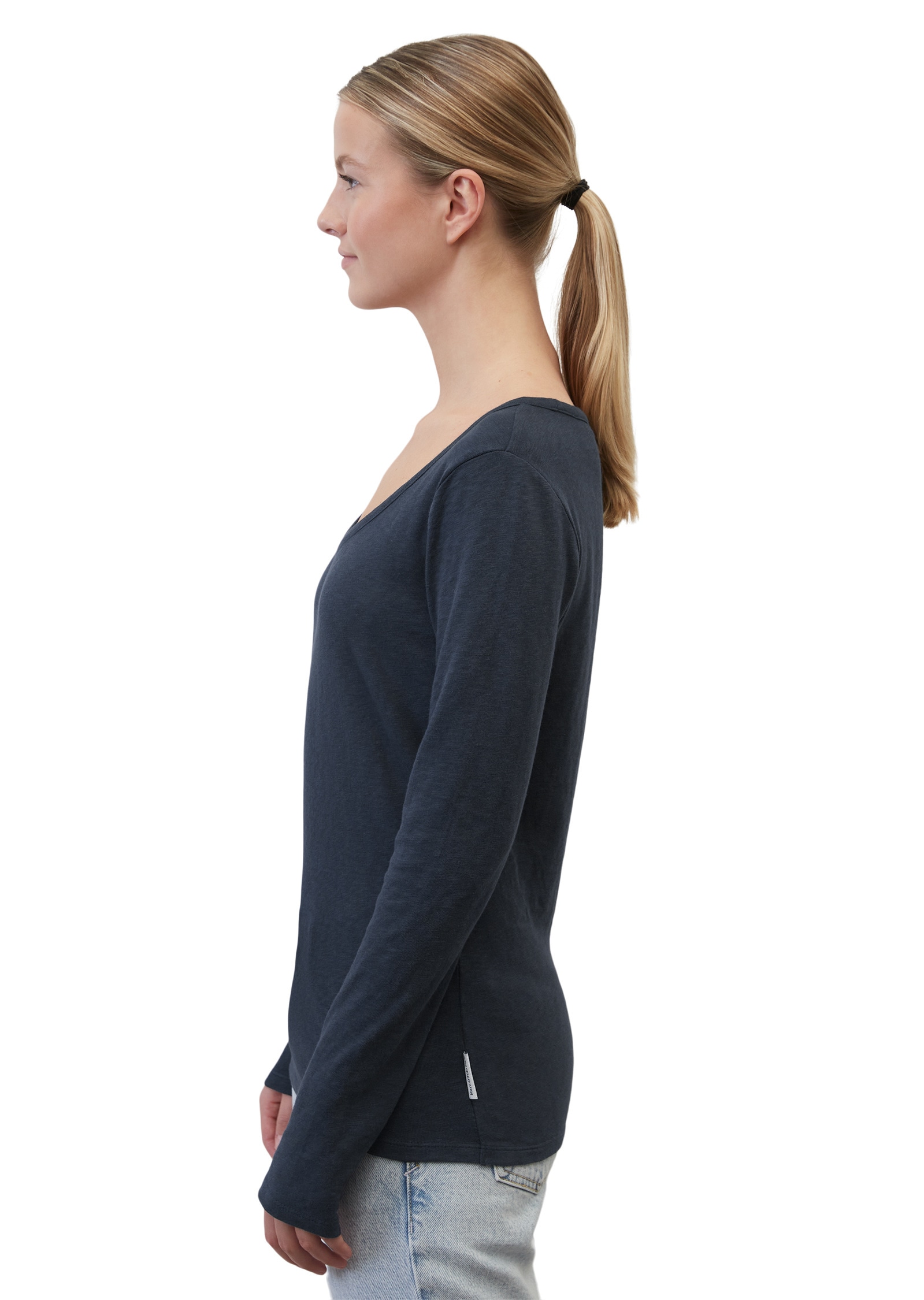 Marc O'Polo DENIM Langarmshirt »aus Heavy Cosy Slub Jersey«