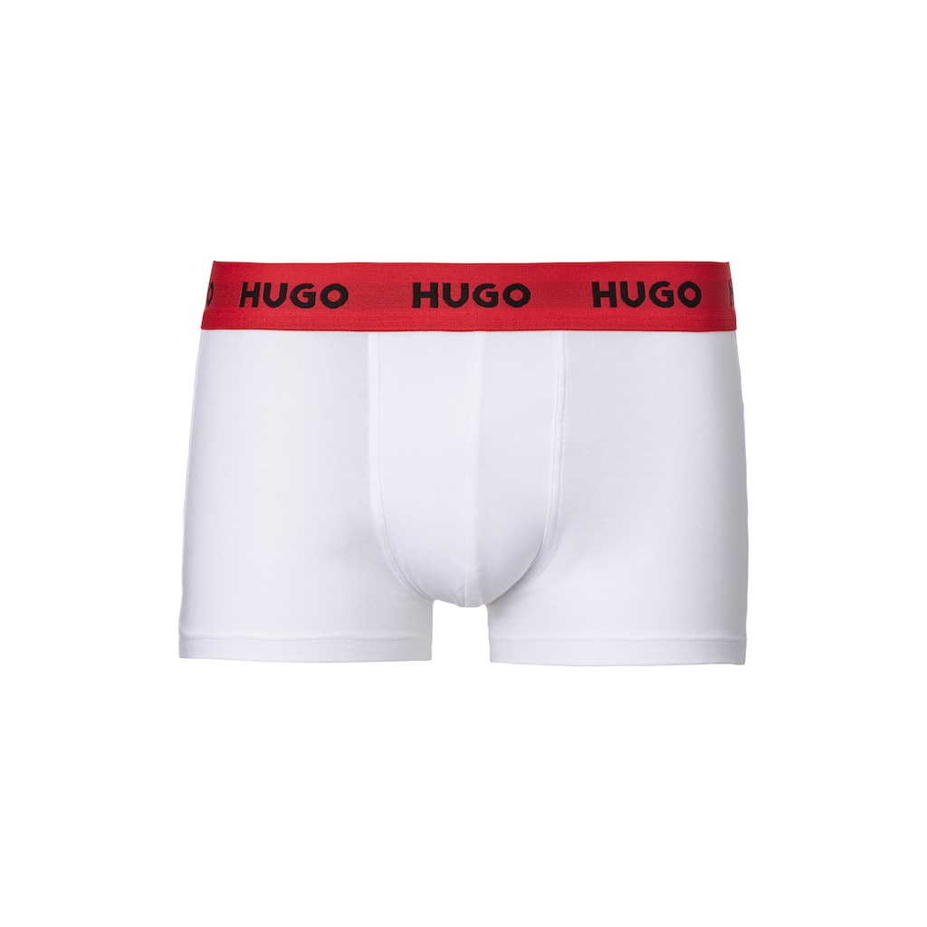 HUGO Underwear Trunk, (Packung, 3 St., 3er-Pack), mit Markenlogo