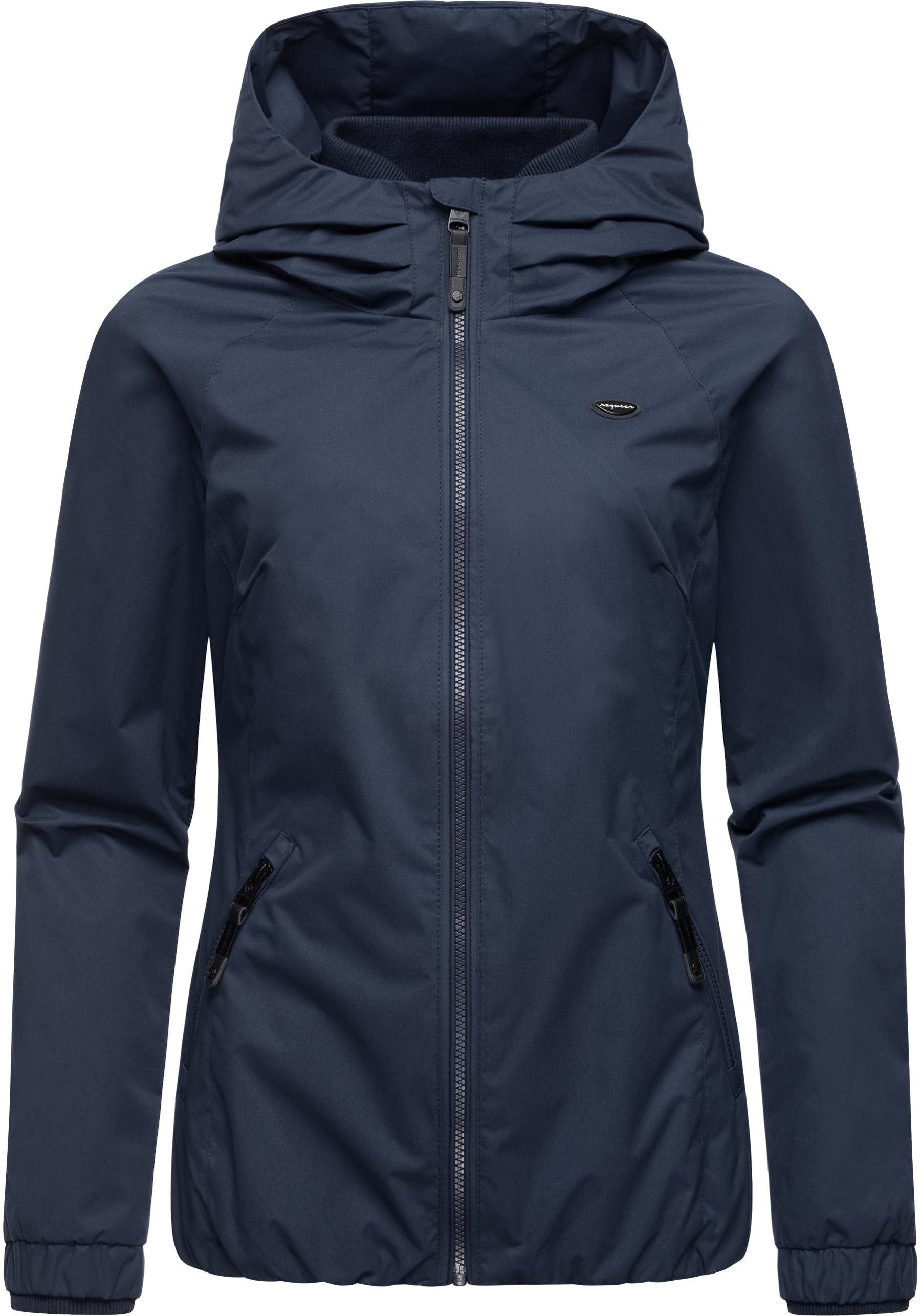 Ragwear Outdoorjacke »Dizzie«, mit Kapuze, Wasserdichte Übergangsjacke mit großer Kapuze
