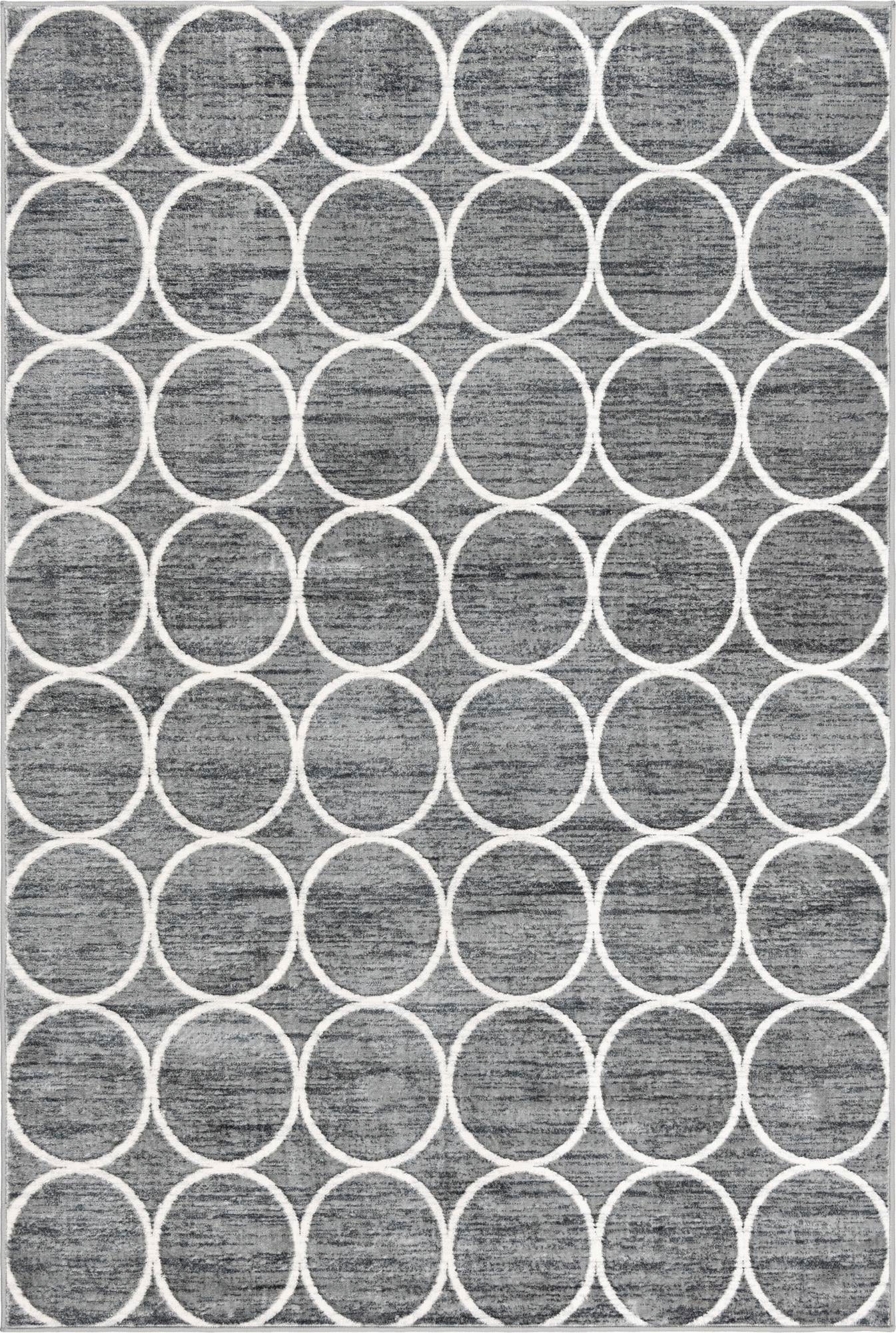 Myflair Möbel & Accessoires "Titan Trellis, LAGERRÄUMUNG" rechteckig 13 mm Höhe Kurzflor, gewebt, modernes Design, Motiv Kreise