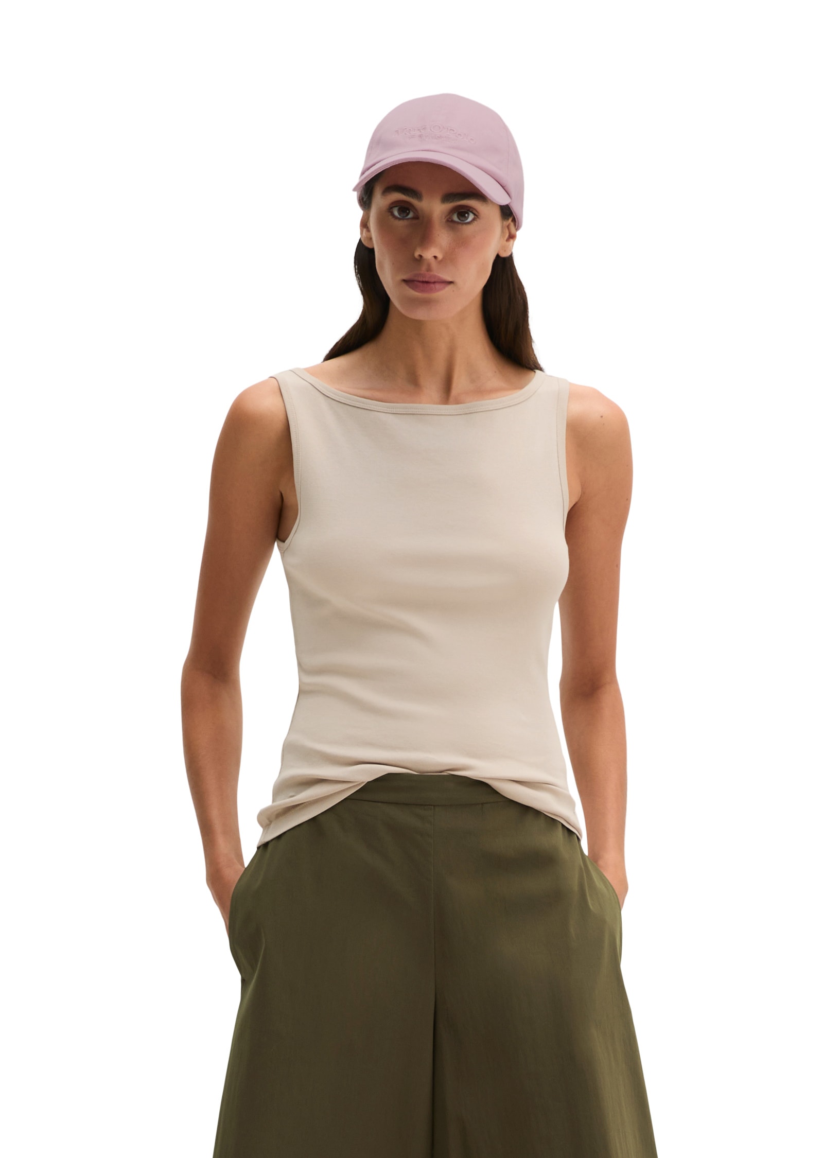 Marc OPolo "aus Organic-Cotton-Rib-Jersey"