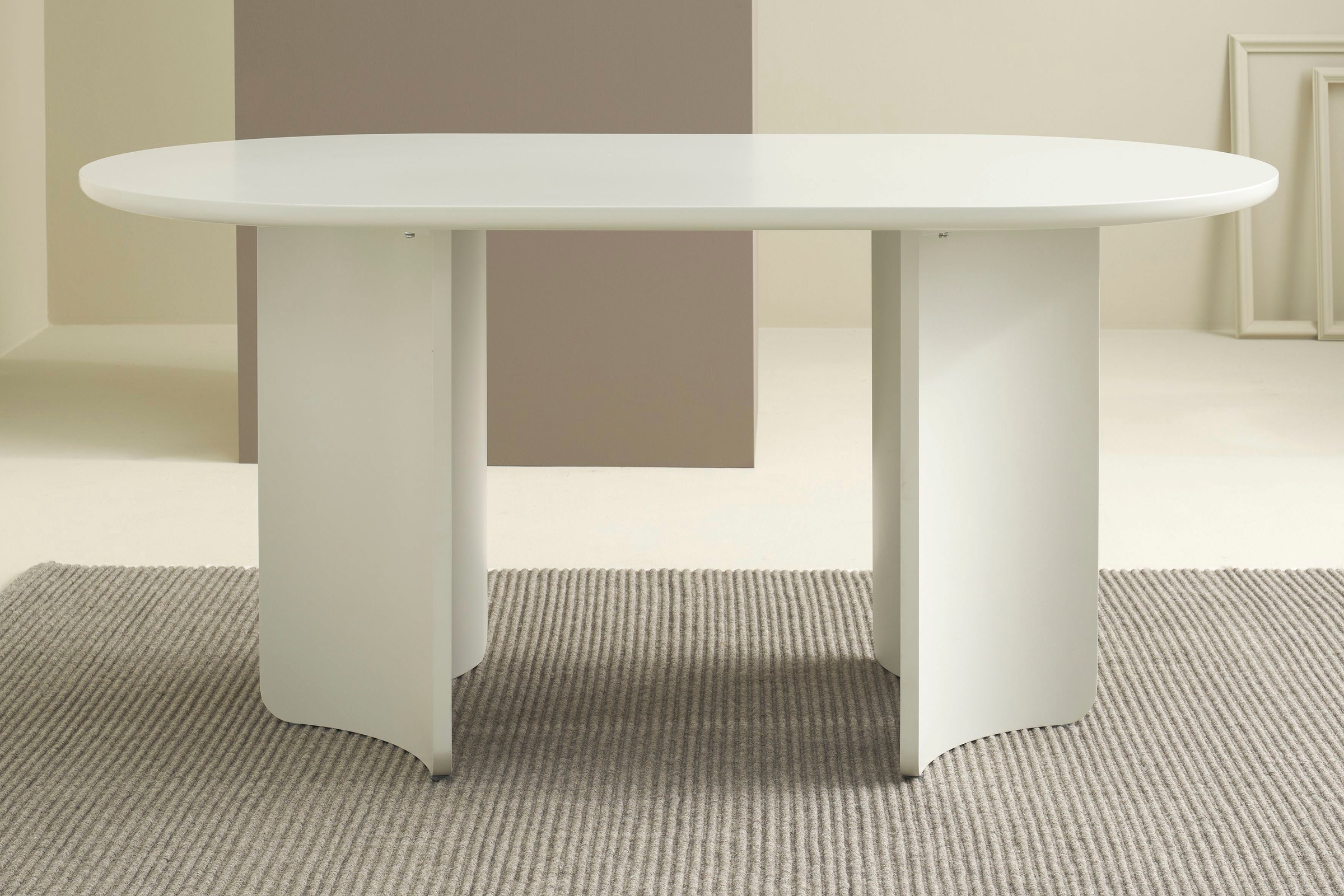 SCHÖNER WOHNEN-Kollektion Esstisch »GRIMSTAD« 1 Stk. tlg. in 160 cm oder 200 cm, mit variabel montierbarem Untergestell