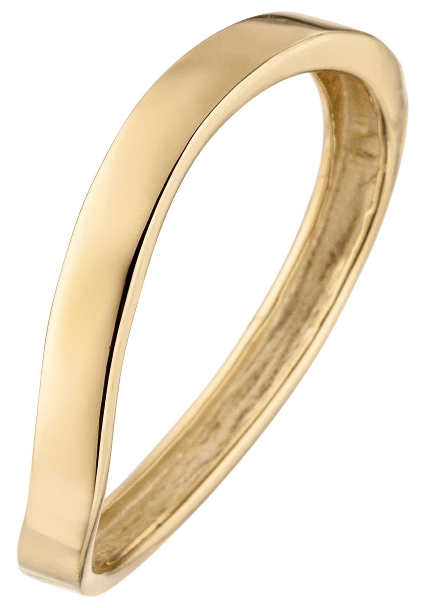 Goldring JOBO "Ring Damenring" Gr. 50, gelbgold 375, Fingerringe, Damen, 50, Gelbgold 375, Goldring, 375 Gold