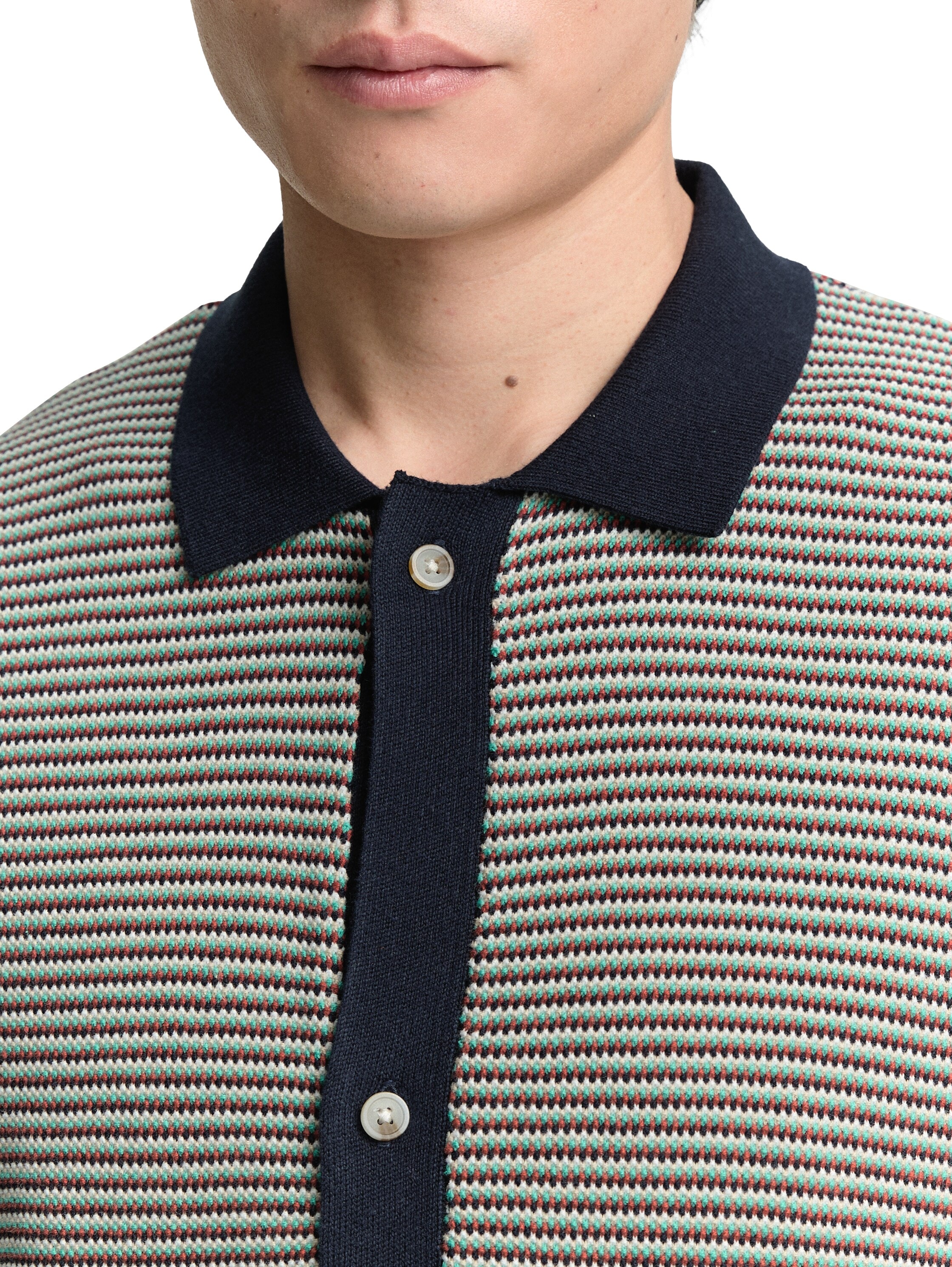 TOM TAILOR Strickjacke, mit Streifenmuster