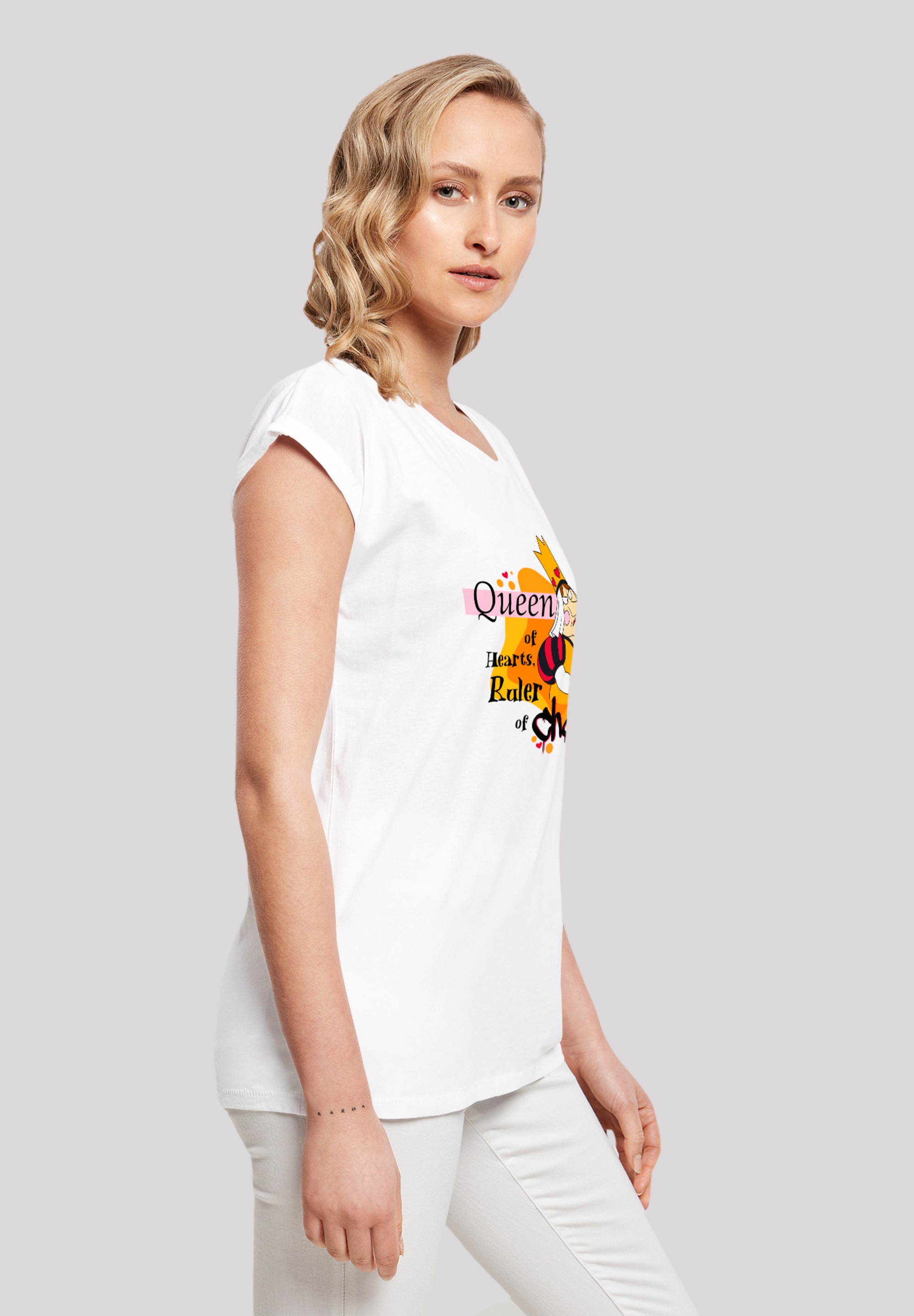 F4NT4STIC T-Shirt »Alice im Wunderland Queen Of Hearts«, Retro, Heroes of Childhood, TV Serie