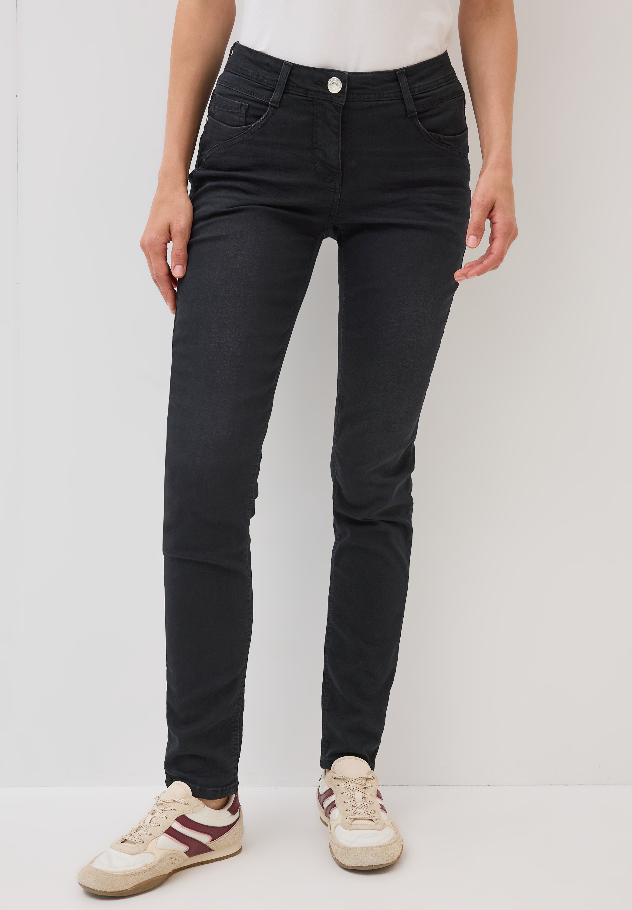 Cecil Comfort-fit-Jeans, Middle Waist