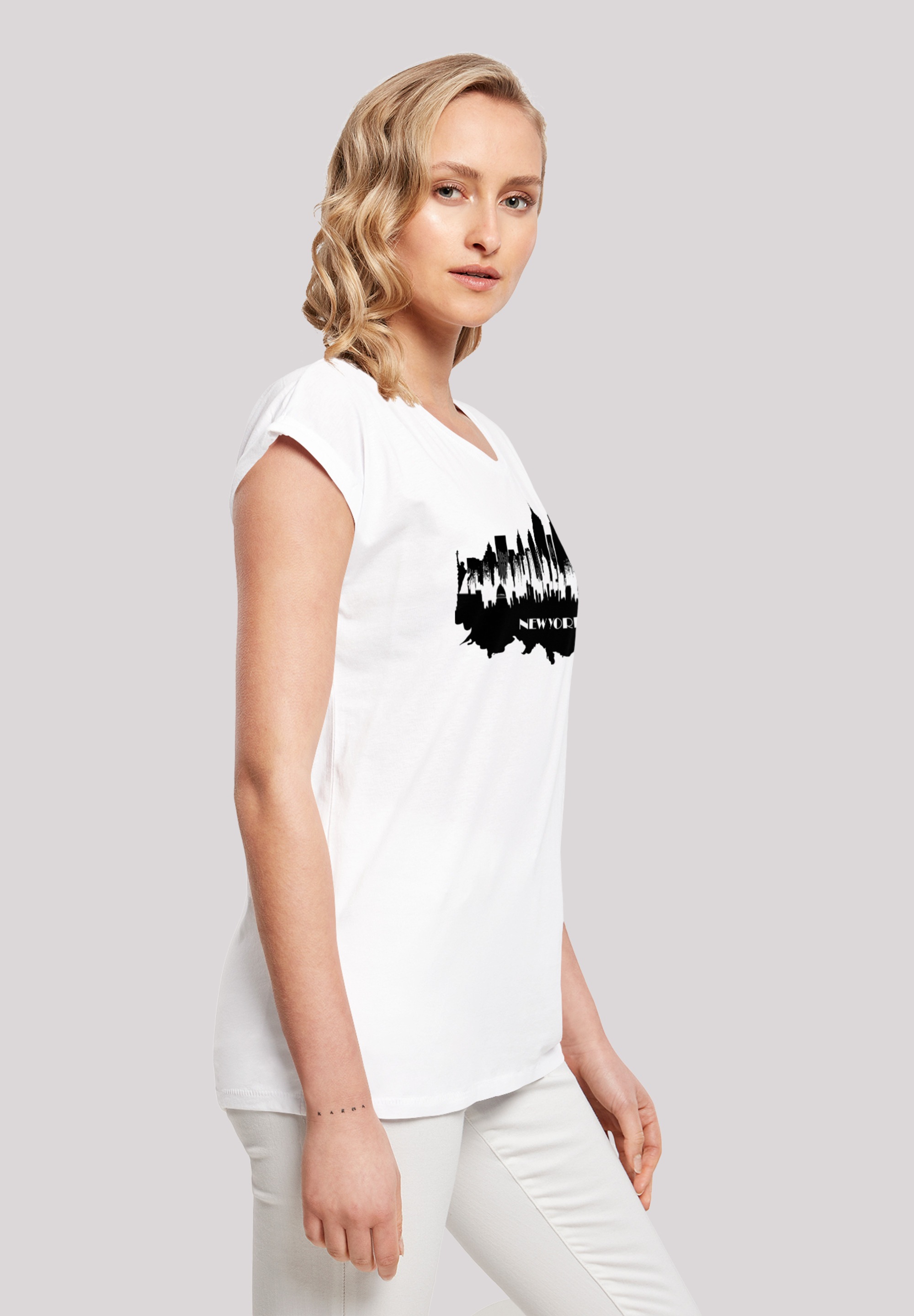 F4NT4STIC T-Shirt »Cities Collection - New York skyline«, Print