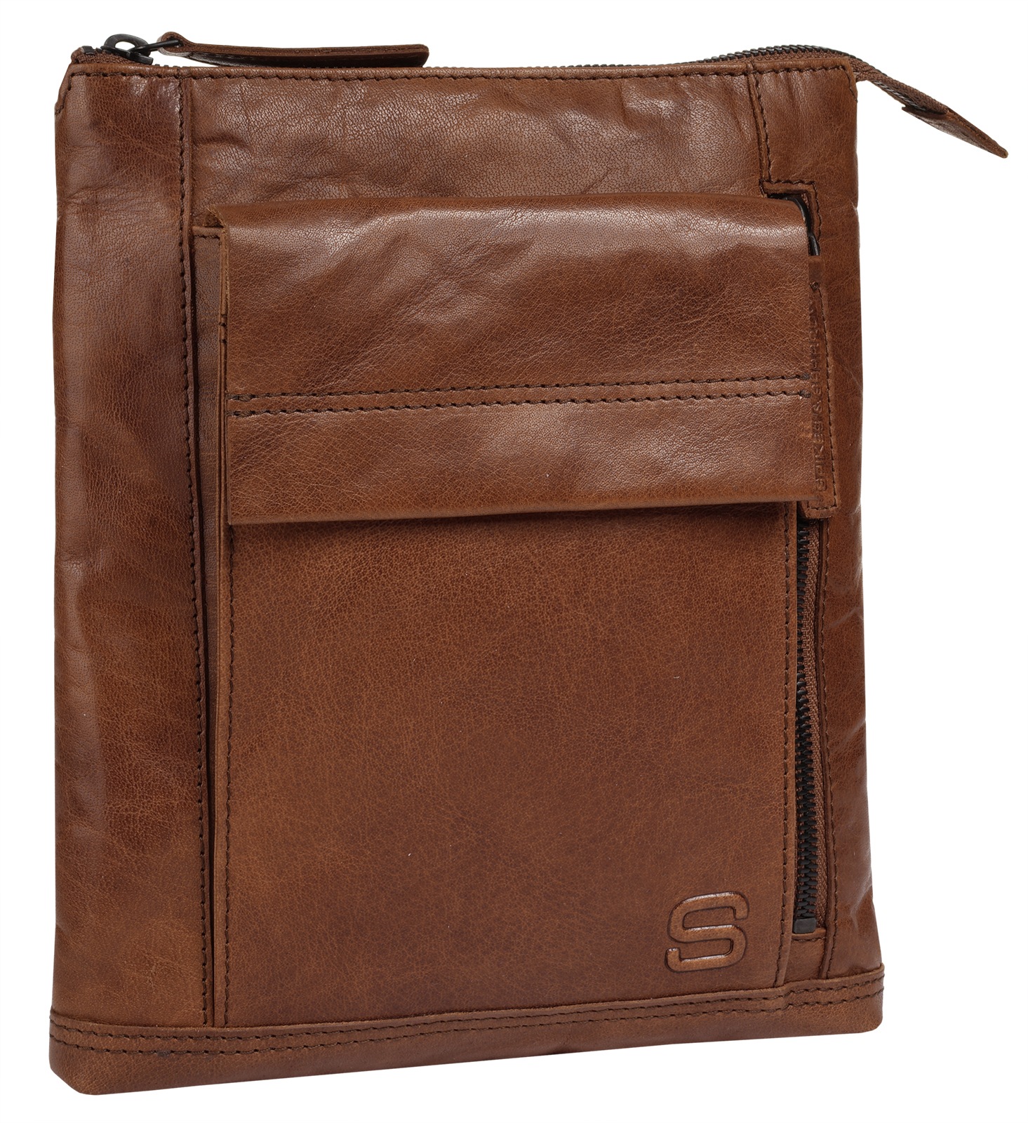 Spikes & Sparrow Umhängetasche echt Leder günstig online kaufen