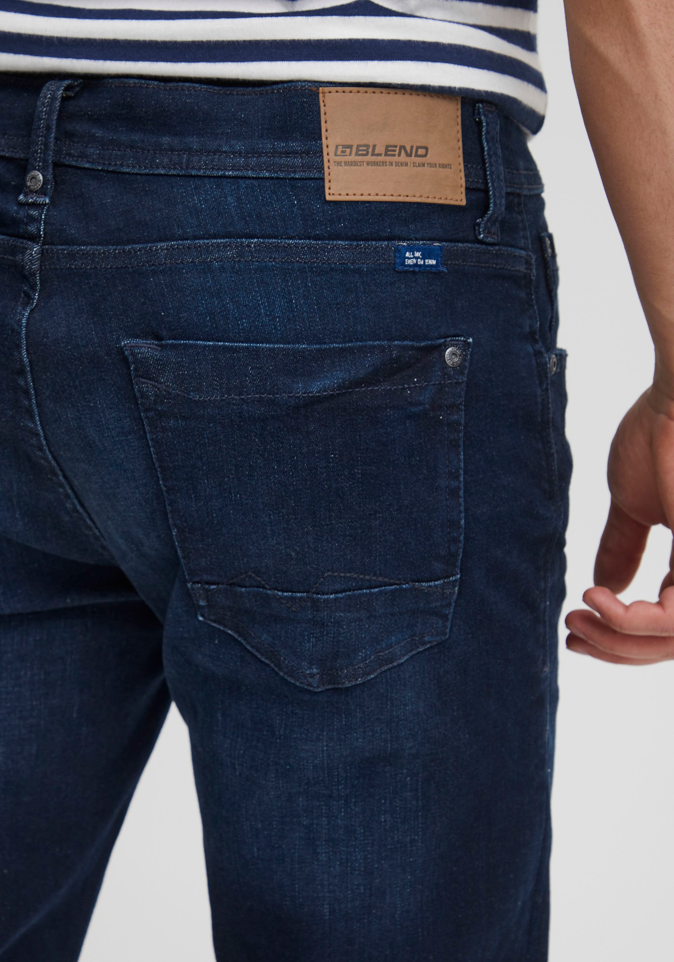 Blend Twister Fit Multiflex Jeans Dunkelblau 30/32 7