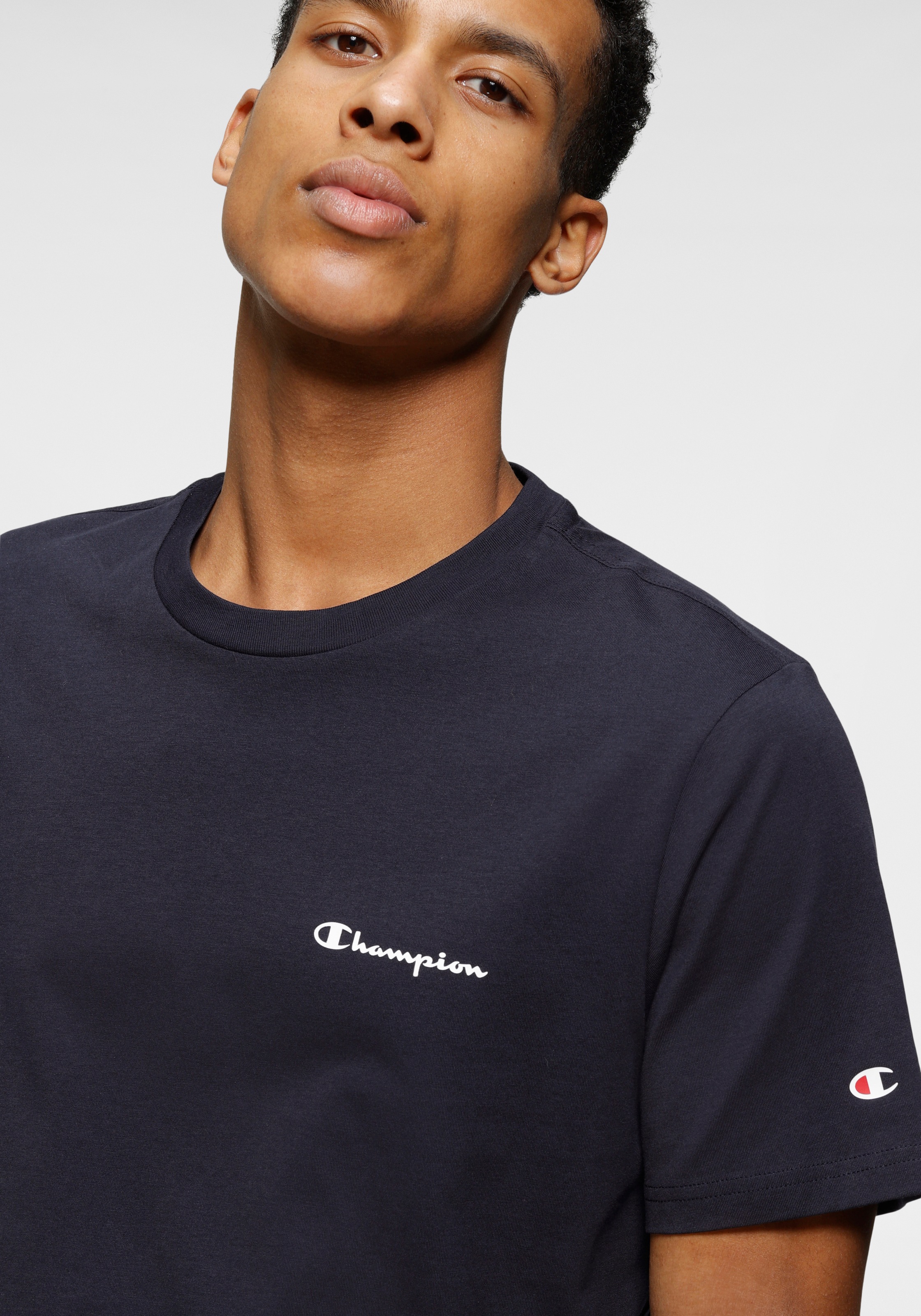 Champion Basic T-Shirt Marine/Schwarz XXXL 3