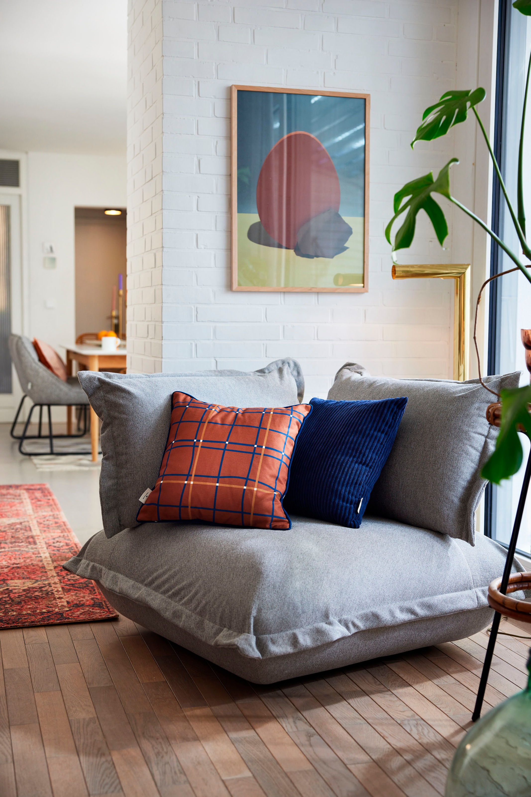 TOM TAILOR HOME Dekokissen »Big Corduroy«, mit effektvollem Reißverschluss, Kissenhülle ohne Füllung, 1 Stück