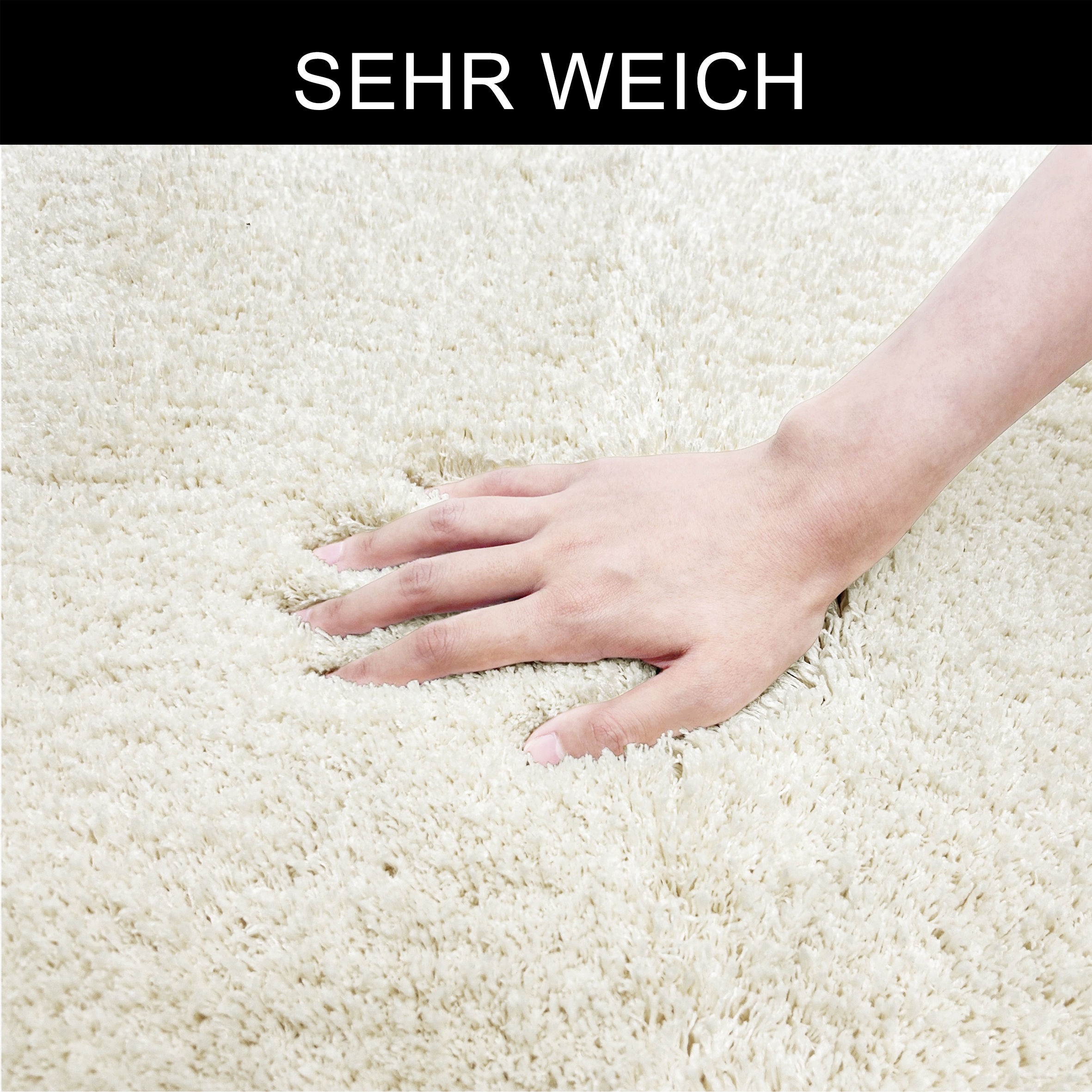 Möve Badematte »Superwuschel, Badvorleger, Badezimmer Teppich« Höhe 40 mm rutschhemmend beschichtet fußbodenheizungsgeeignet | schnell trocknend | strapazierfähig Mikrofaser-Badematte, Badteppich, rechteckig, rund & als 3-tlg. Set