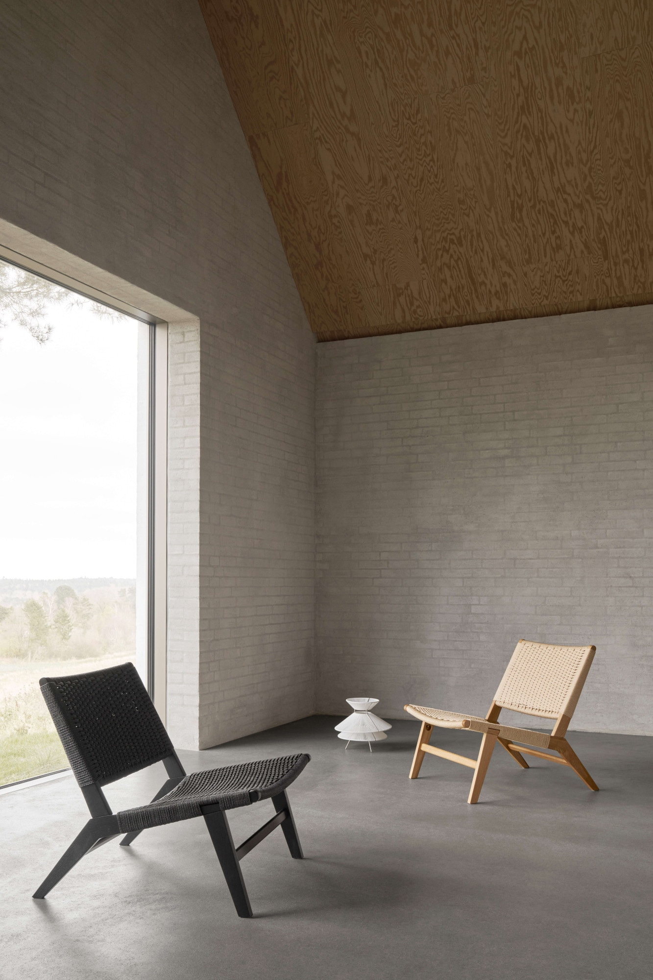 ACTONA GROUP Loungesessel »Carson«, Eiche, minimalistischer Stil, erhältlich in zwei Farben