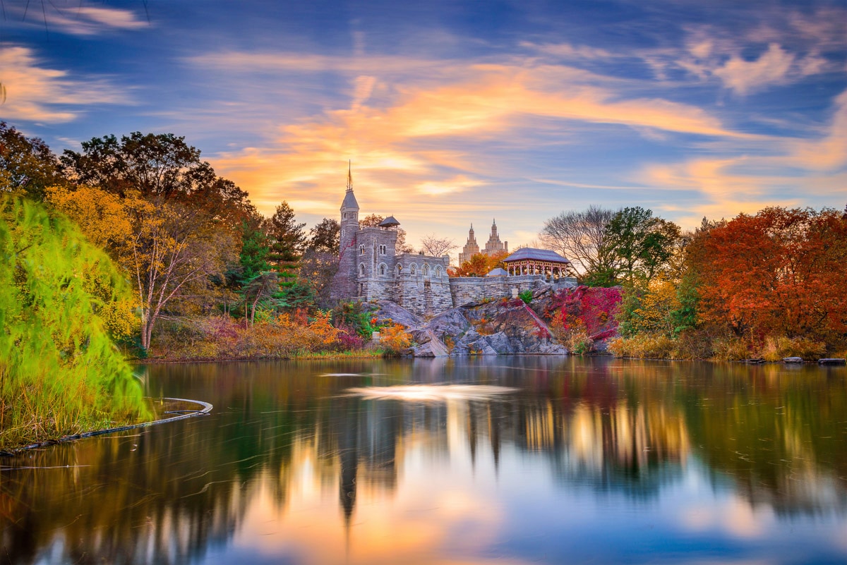 Papermoon Fototapetas »Central Park Castle«