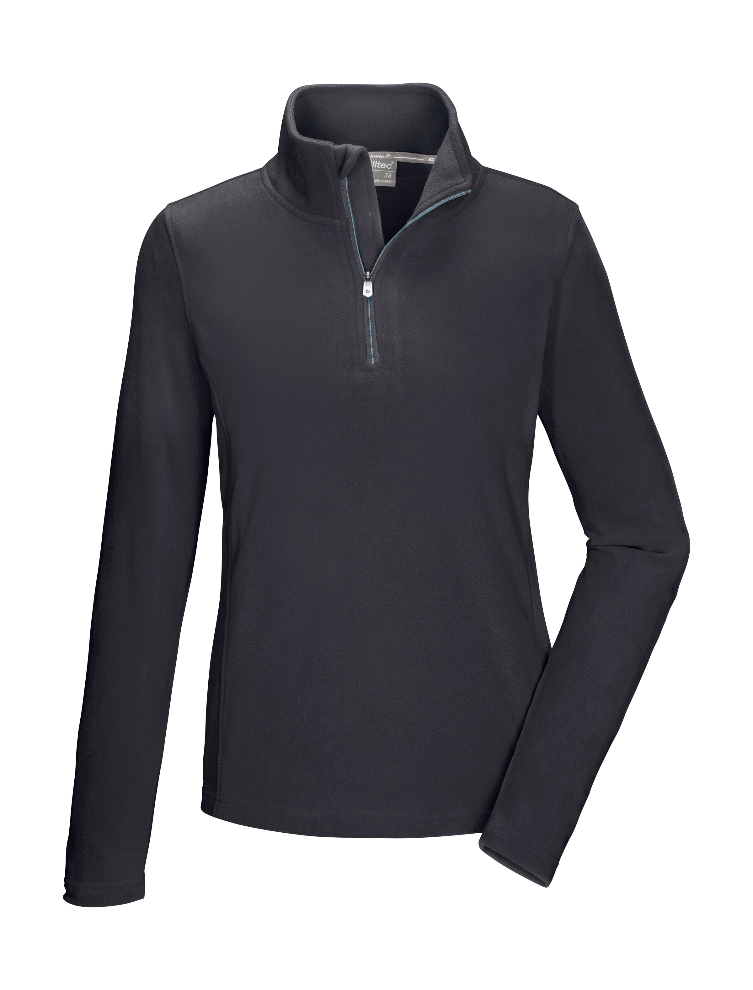 Killtec "KSW 101 WMN FLC SHRT" Fleeceshirt mit Stehkragen, warm, Reißverschluss mit Kinnschutz