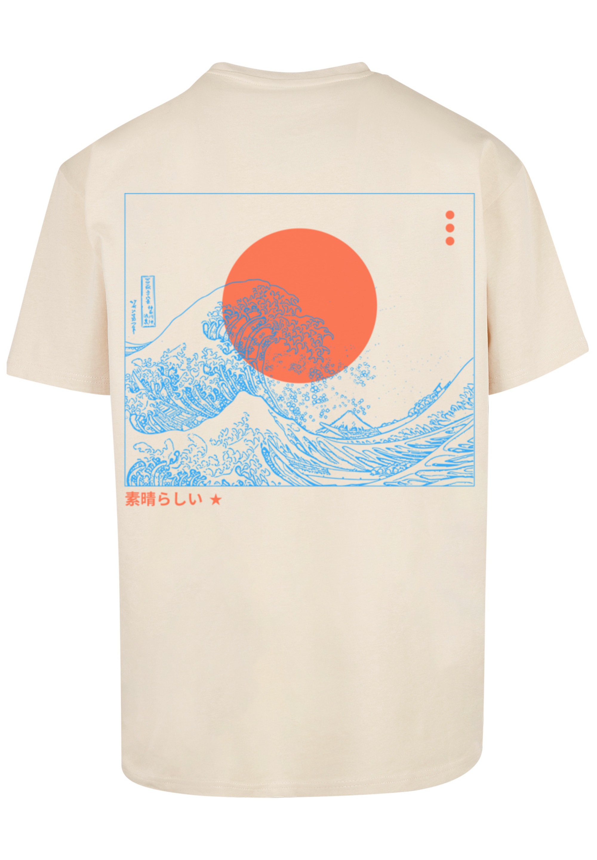 F4NT4STIC T-Shirt »Kanagawa Welle Japan« Print