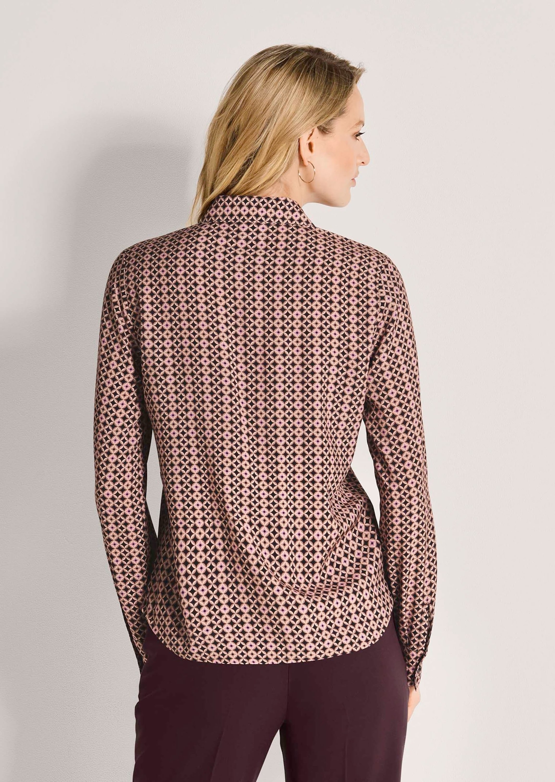 MADELEINE Hemdbluse »Bluse Bluse mit geometrischem Druck«