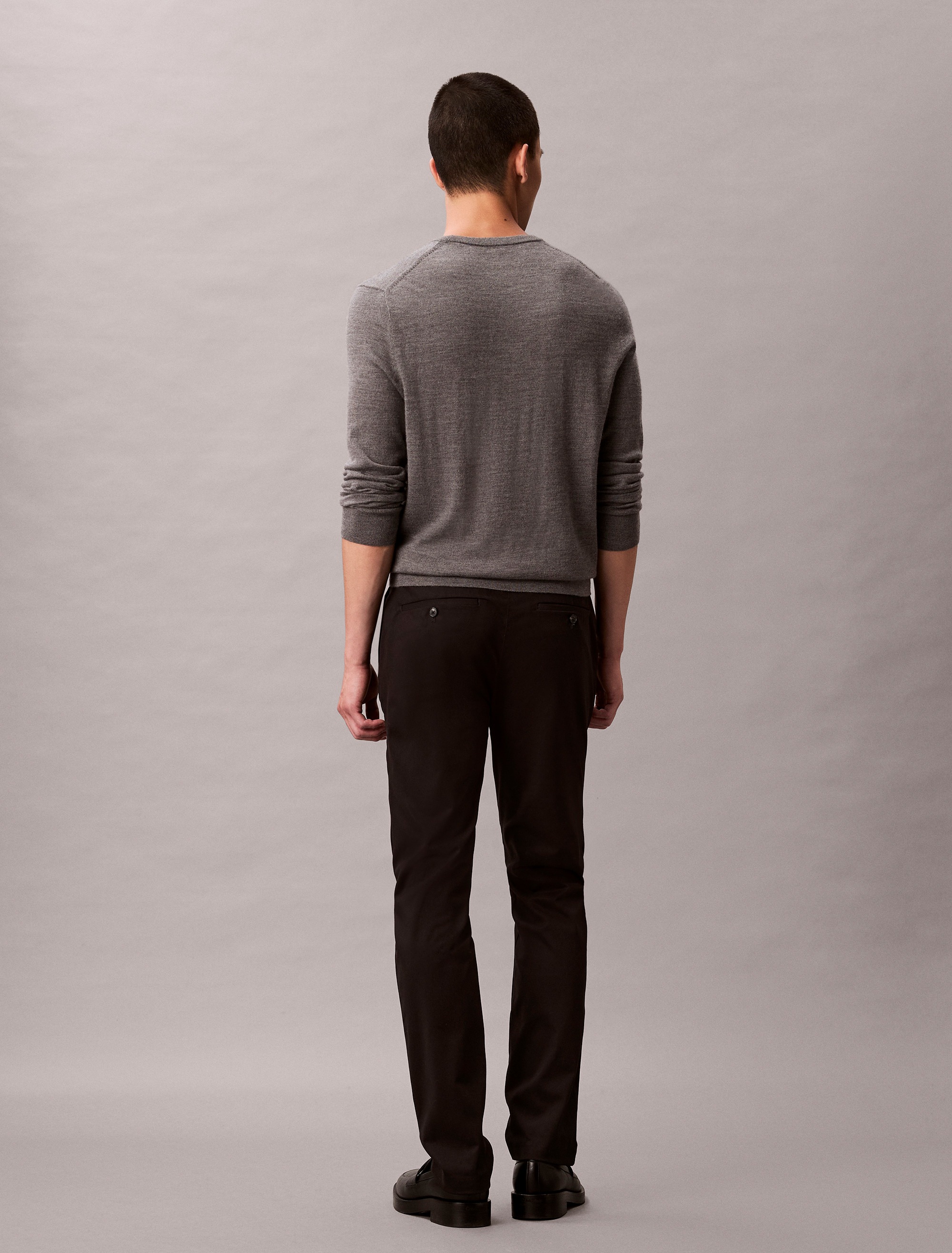 Calvin Klein Chinohose »SLIM SATEEN CHINO TROUSER«, slim fit