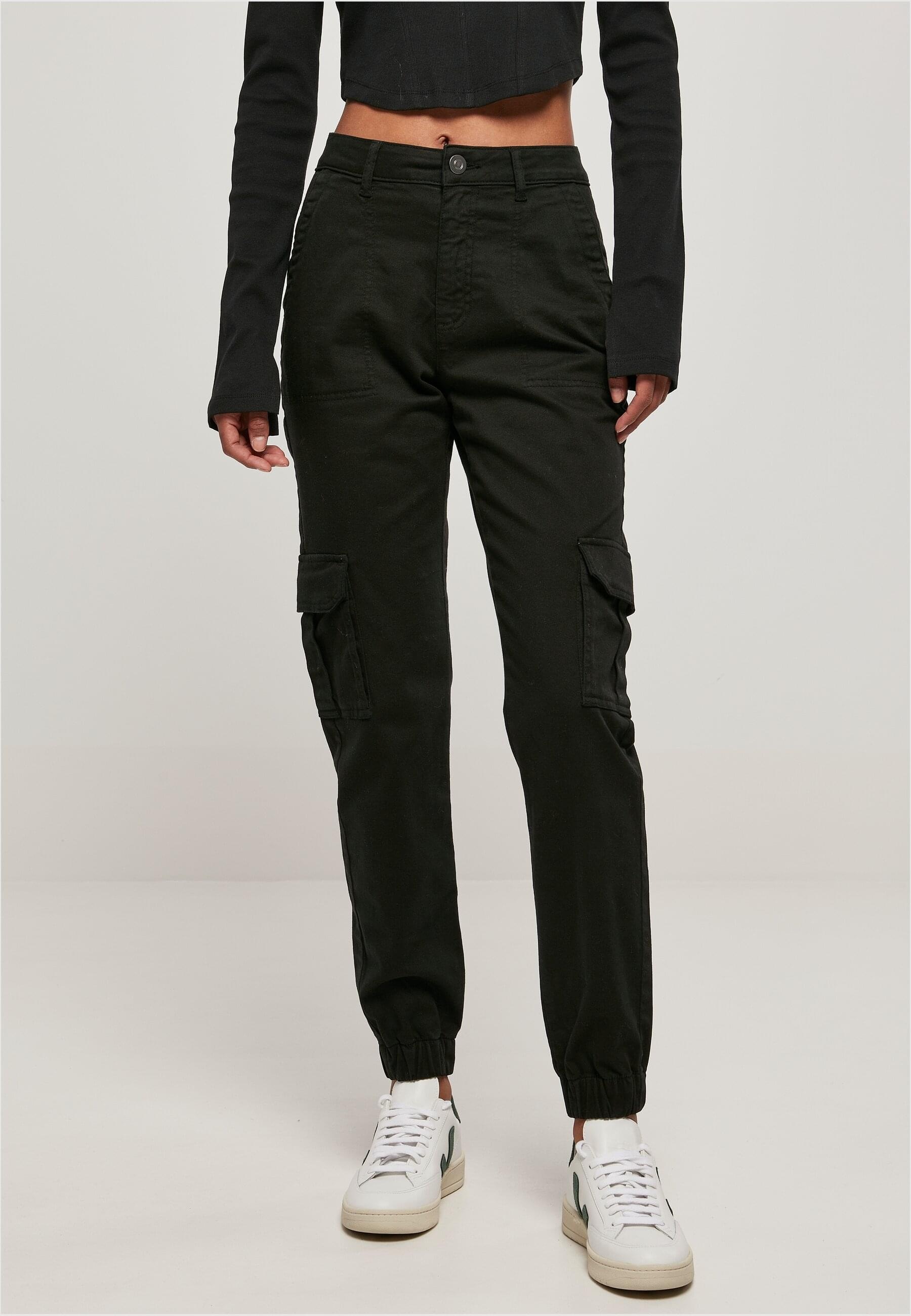 URBAN CLASSICS Cargohose »Urban Classics Damen Ladies Cotton Twill Utility Pants«, (1 tlg.)