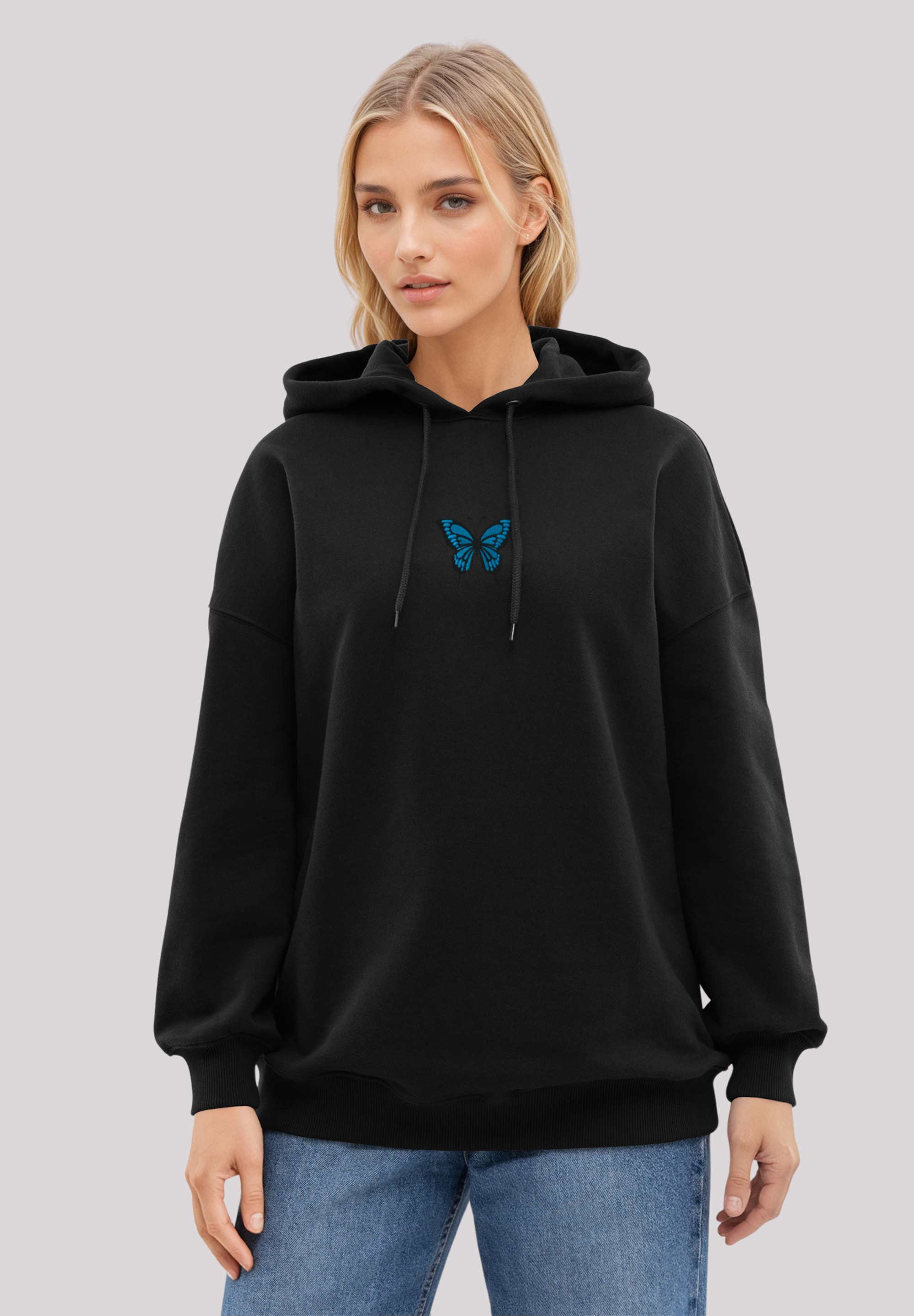 F4NT4STIC Kapuzenpullover "Schmetterling bestickt", bestickt, Premium Quali günstig online kaufen