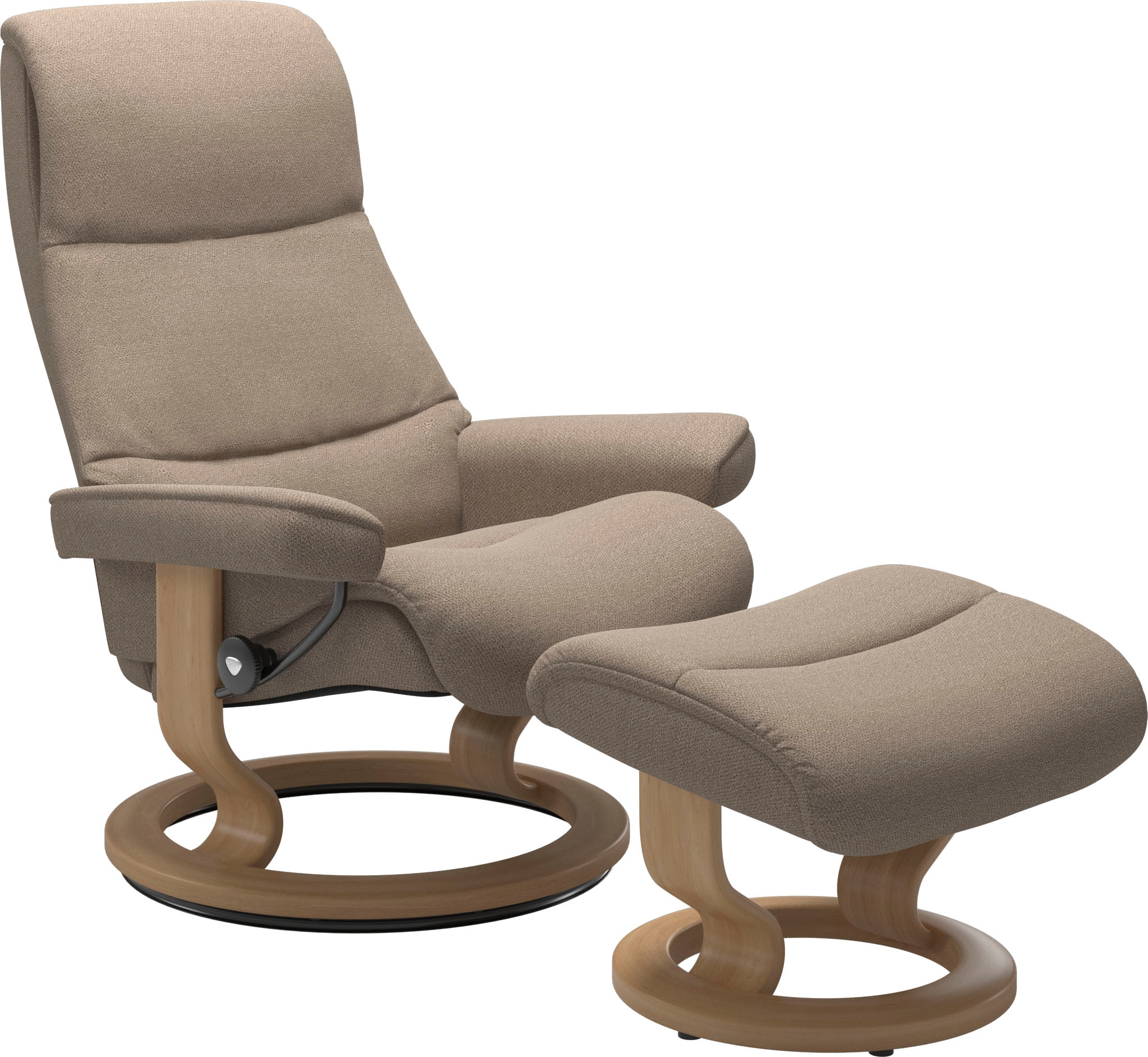 Stressless Fußhocker "View", mit Classic Base,Gestell Eiche