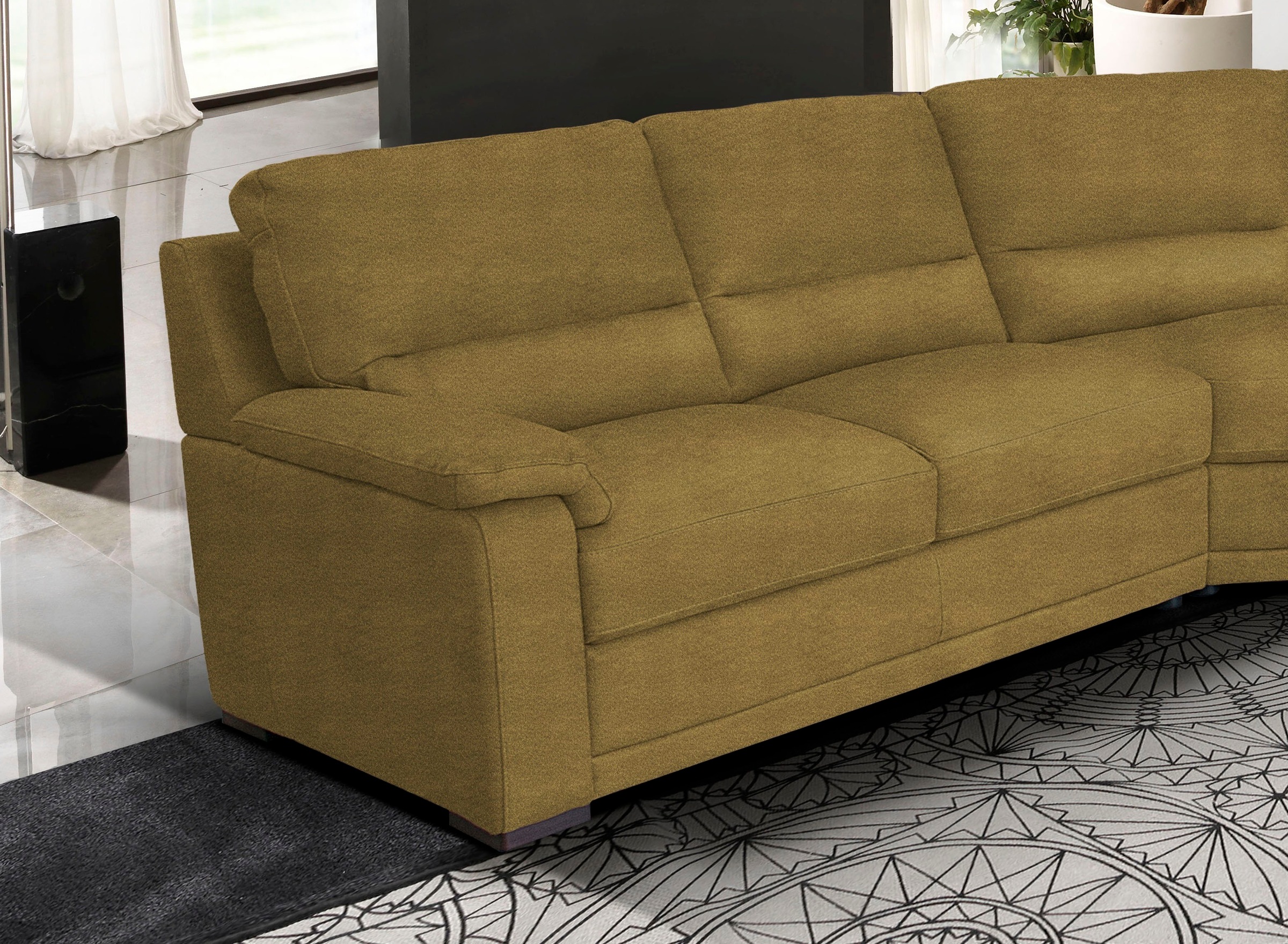 Thumbnail - Egoitaliano Ecksofa "Doris, modernes Designerecksofa in hochwertigen Microfaserqualitäten", edle Detailverarbeitung, wah...