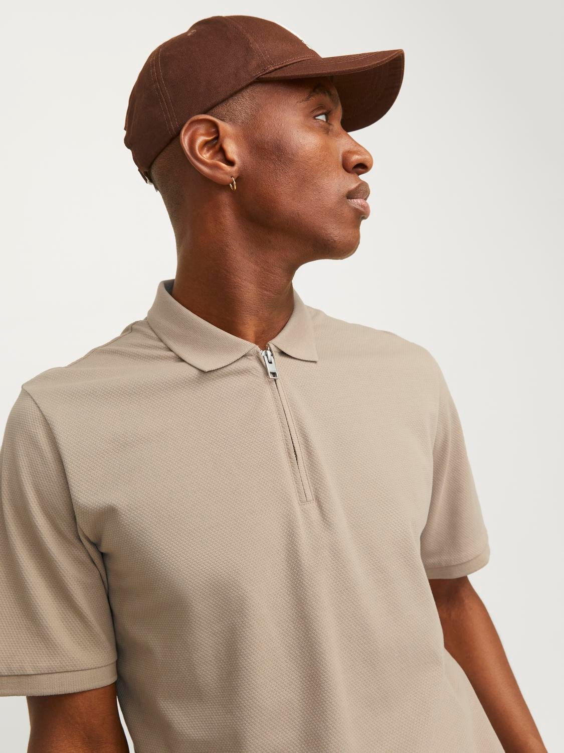 Jack & Jones Poloshirt "JJEMAC ZIP SS POLO SN" günstig online kaufen