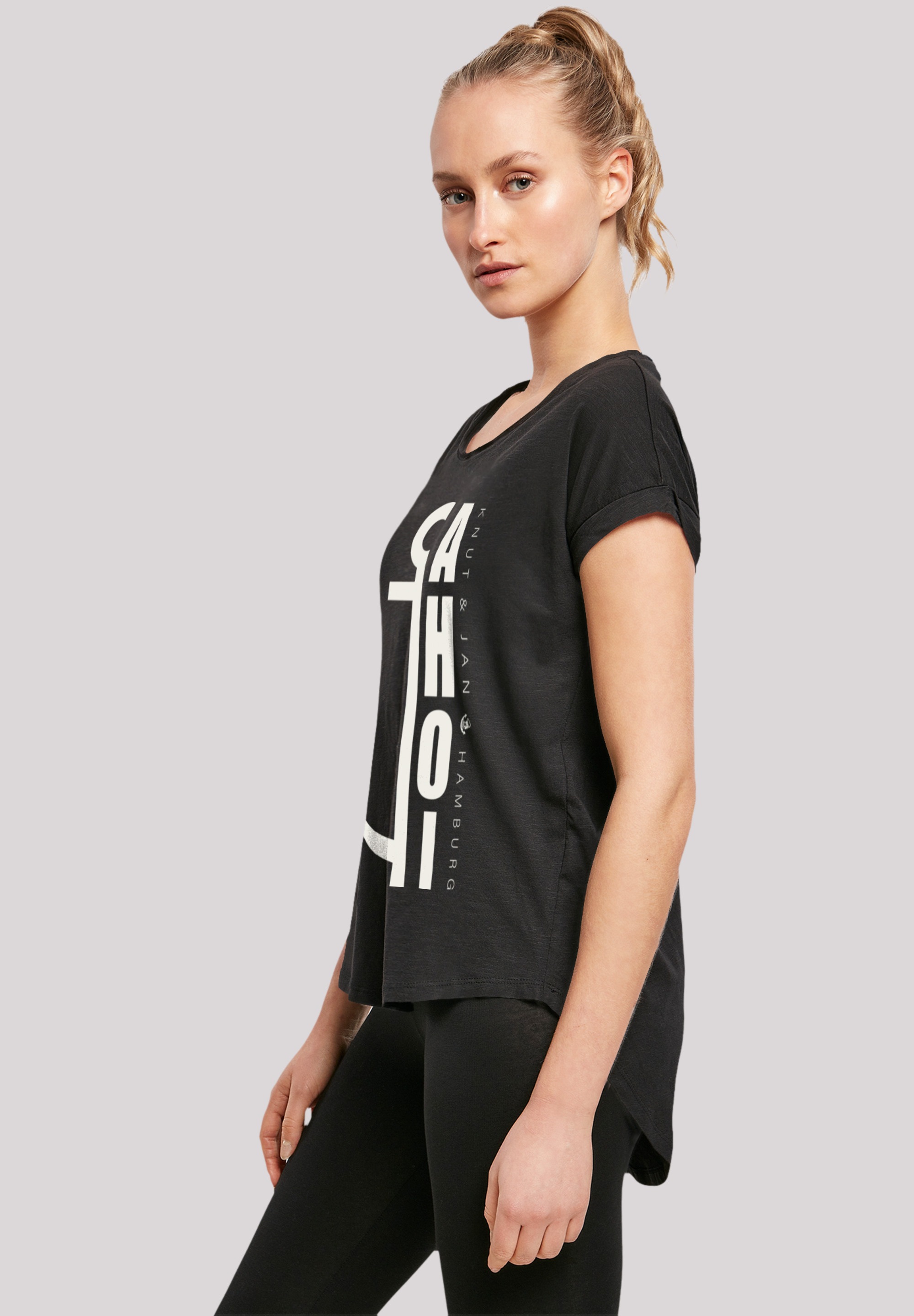 F4NT4STIC T-Shirt »Ahoi Anker Knut & Jan Hamburg«, Print