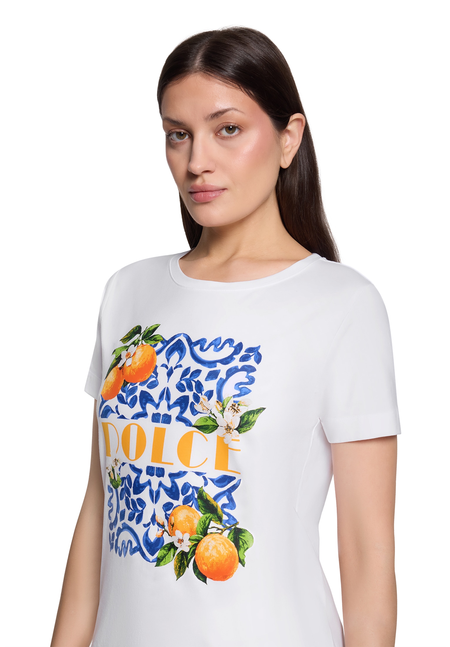Betty&Co Kurzarmshirt »Damen mit Print« 1