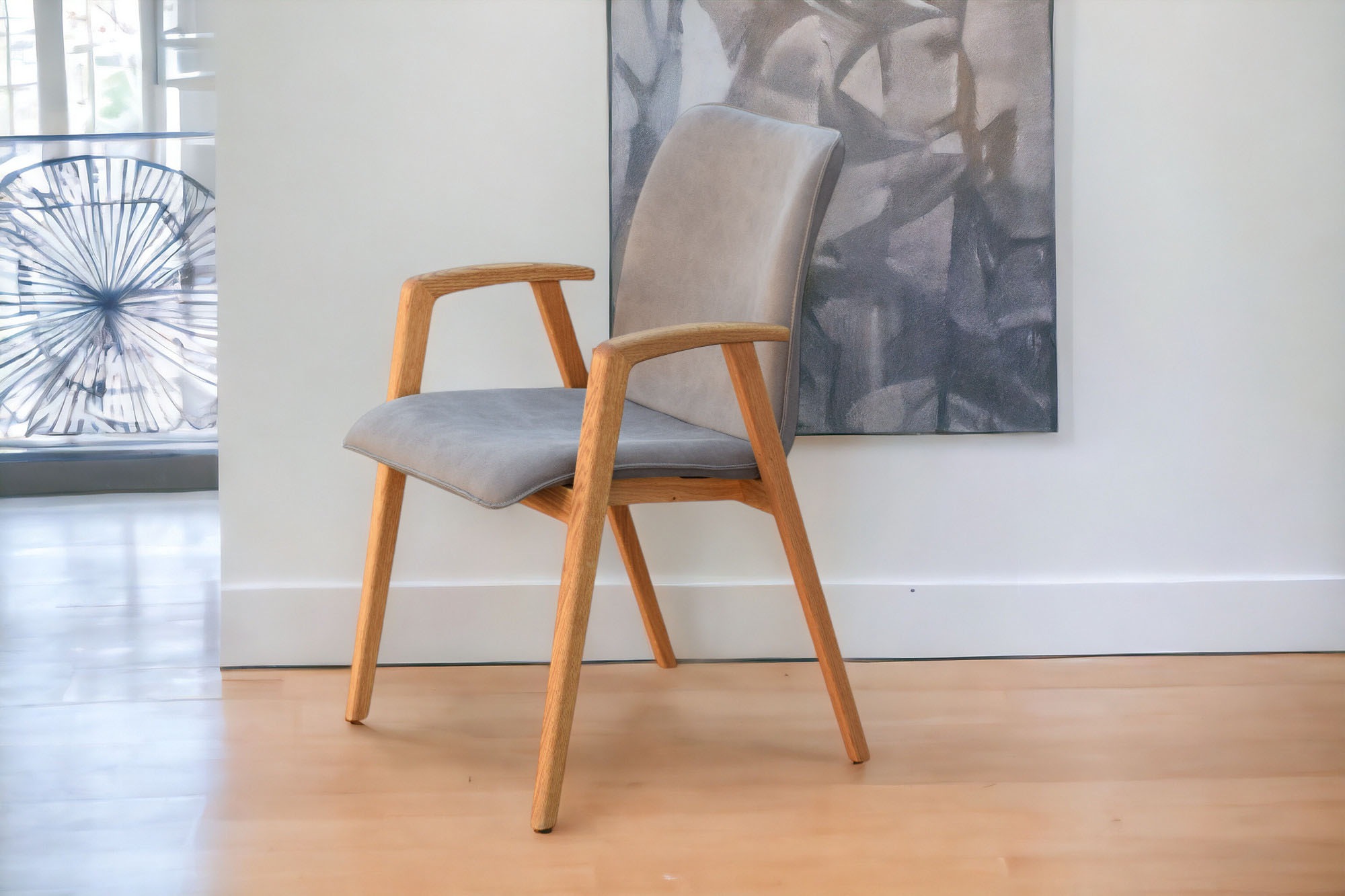 OTTO home Armlehnstuhl "Loreen Esszimmerstuhl, Polsterstuhl, Designstuhl" ( günstig online kaufen