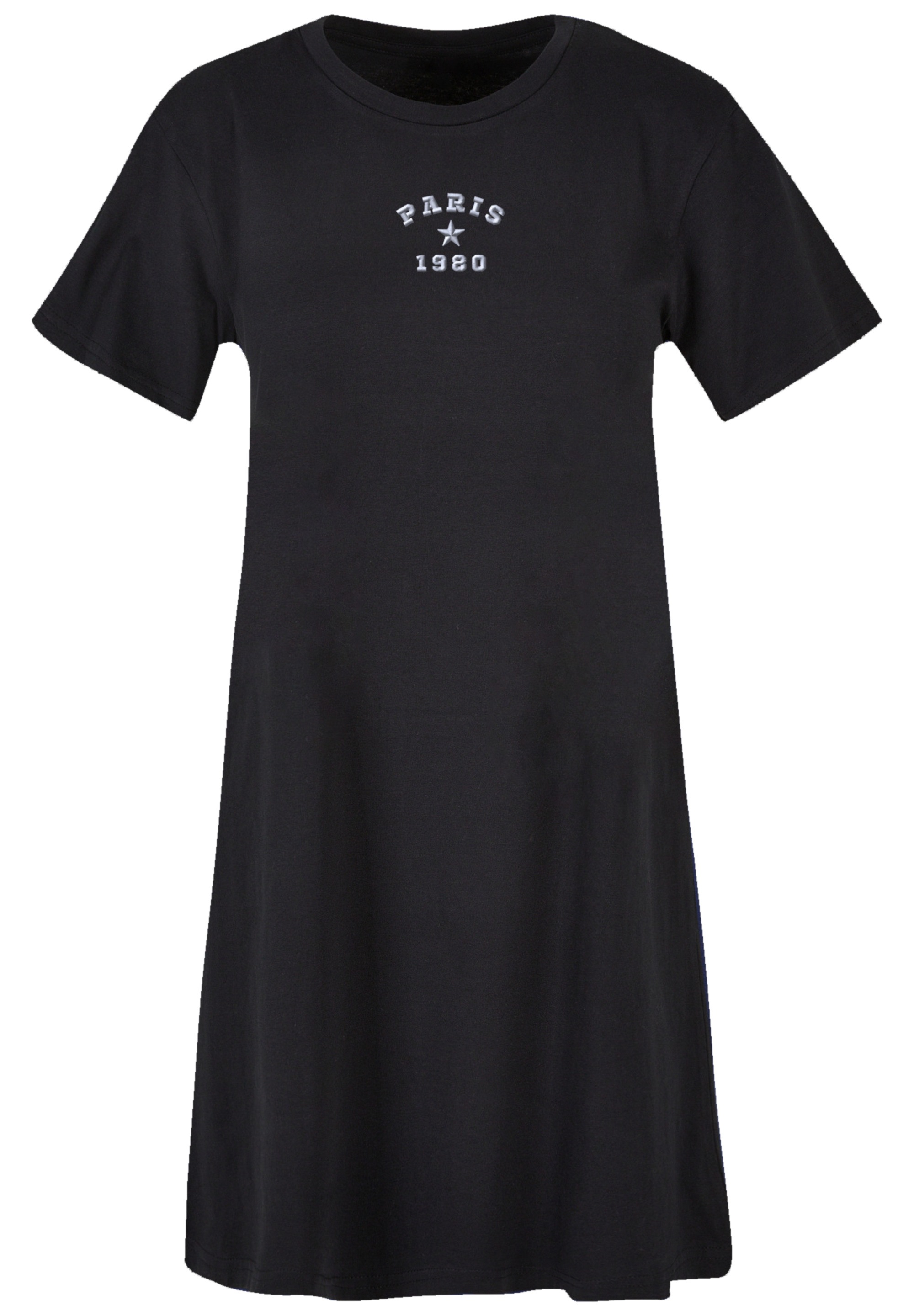 F4NT4STIC Shirtkleid "Paris 1980 Bestickt" Ohne Taschen Premium Qualität günstig online kaufen