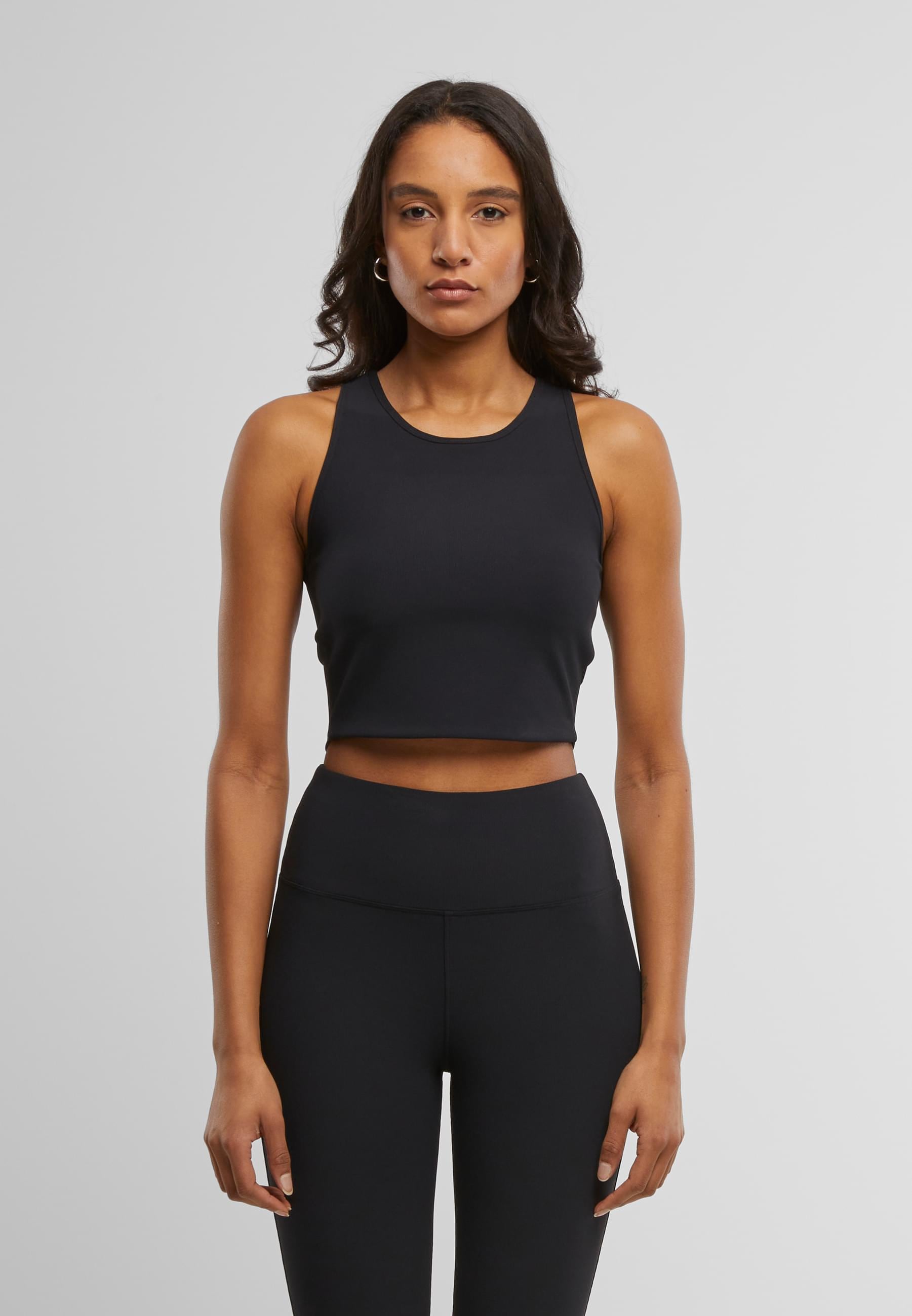 URBAN CLASSICS Muskelshirt »Urban Classics Ladies Sports Top Rib Ladies Sports Top Rib«, (1 tlg.)