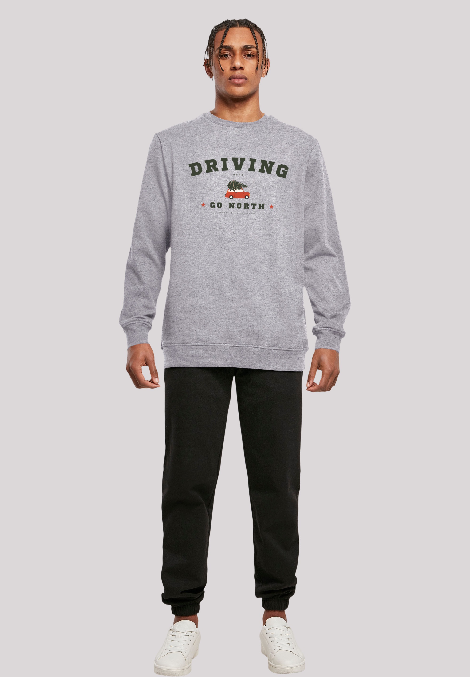 F4NT4STIC Sweatshirt »Driving Home Weihnachten«, Weihnachten, Geschenk, Logo