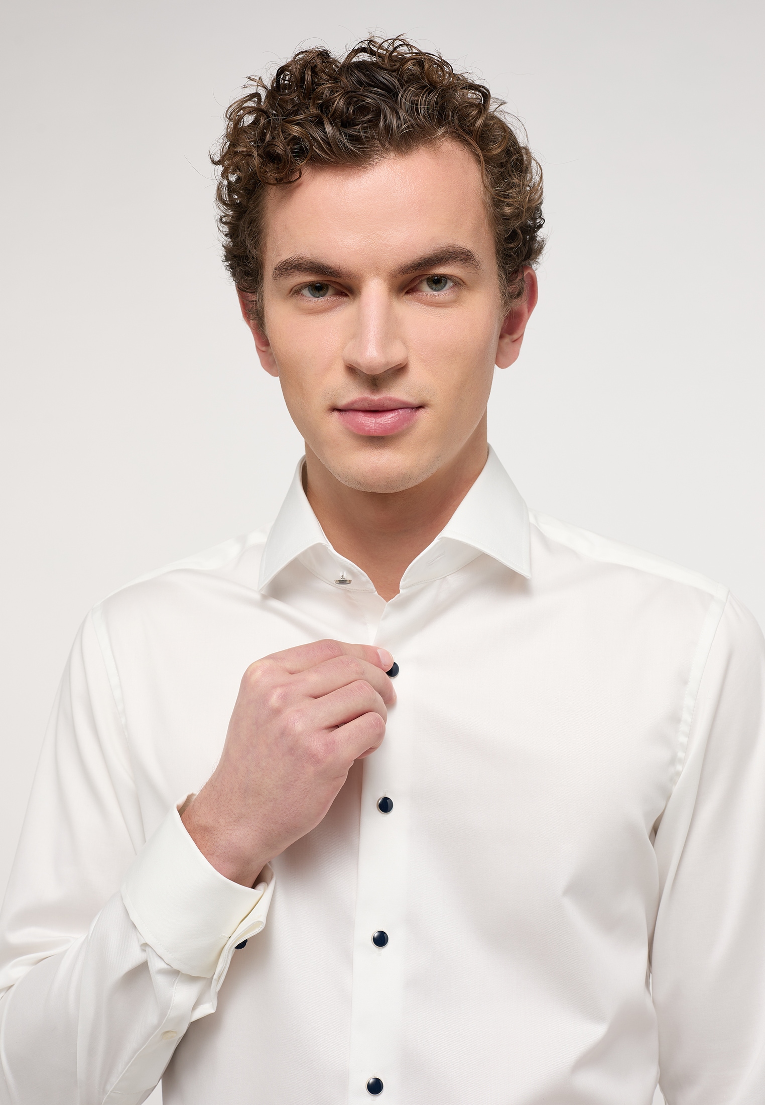 Thumbnail - Eterna Langarmhemd "SLIM FIT" NON IRON (bügelfrei)