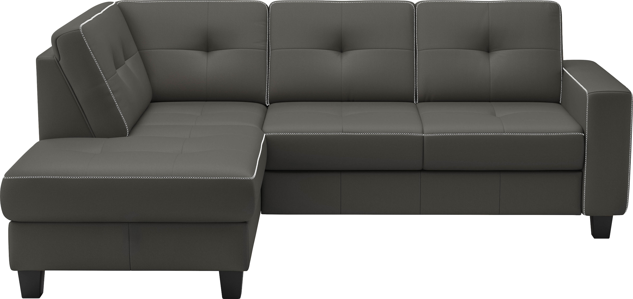 Places of Style Ecksofa "Varese", wahlweise mit Bettfunktion und Bettkasten günstig online kaufen