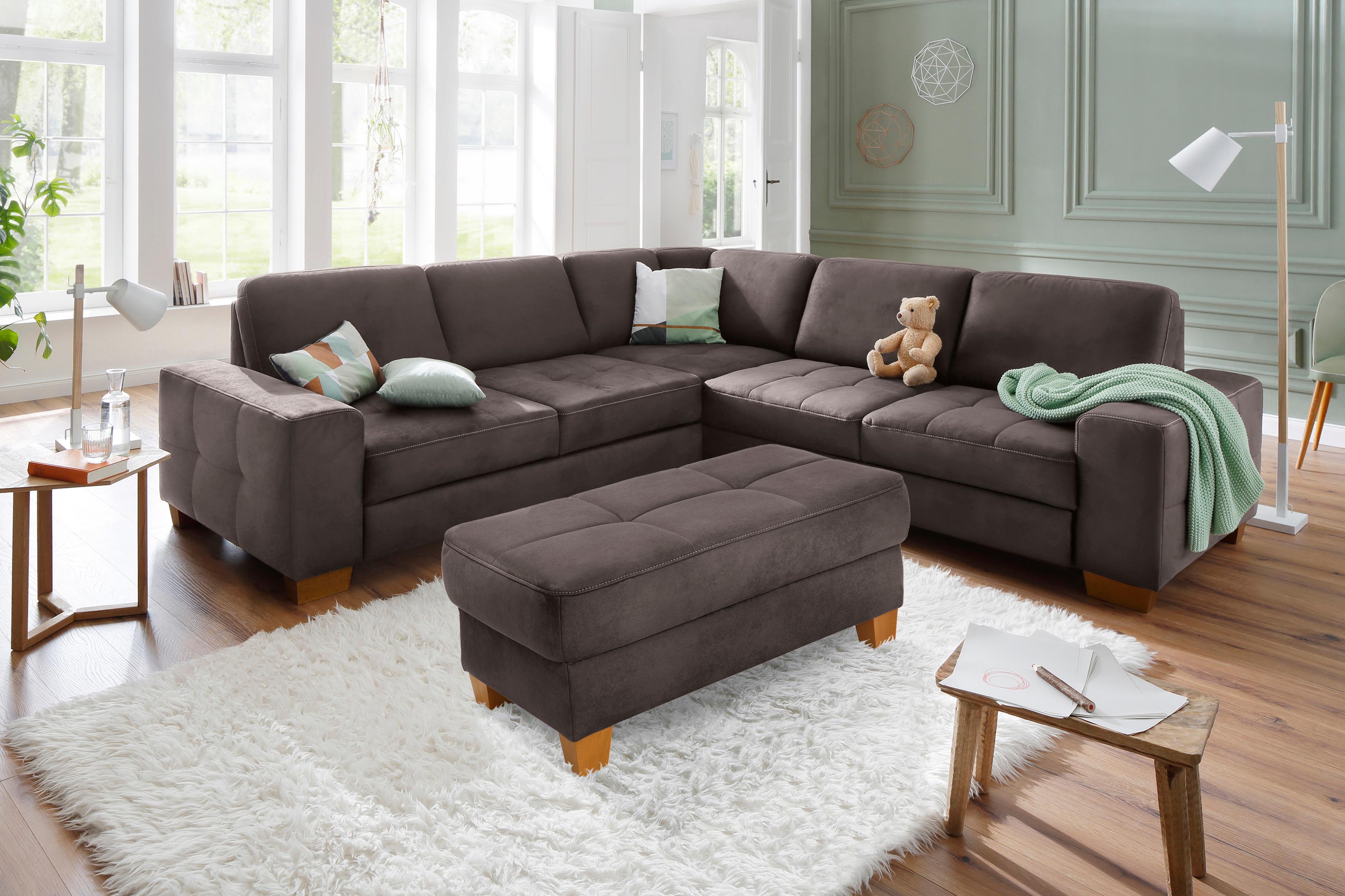 Thumbnail - Home affaire Hocker "Puccini", mit Kontrastnaht