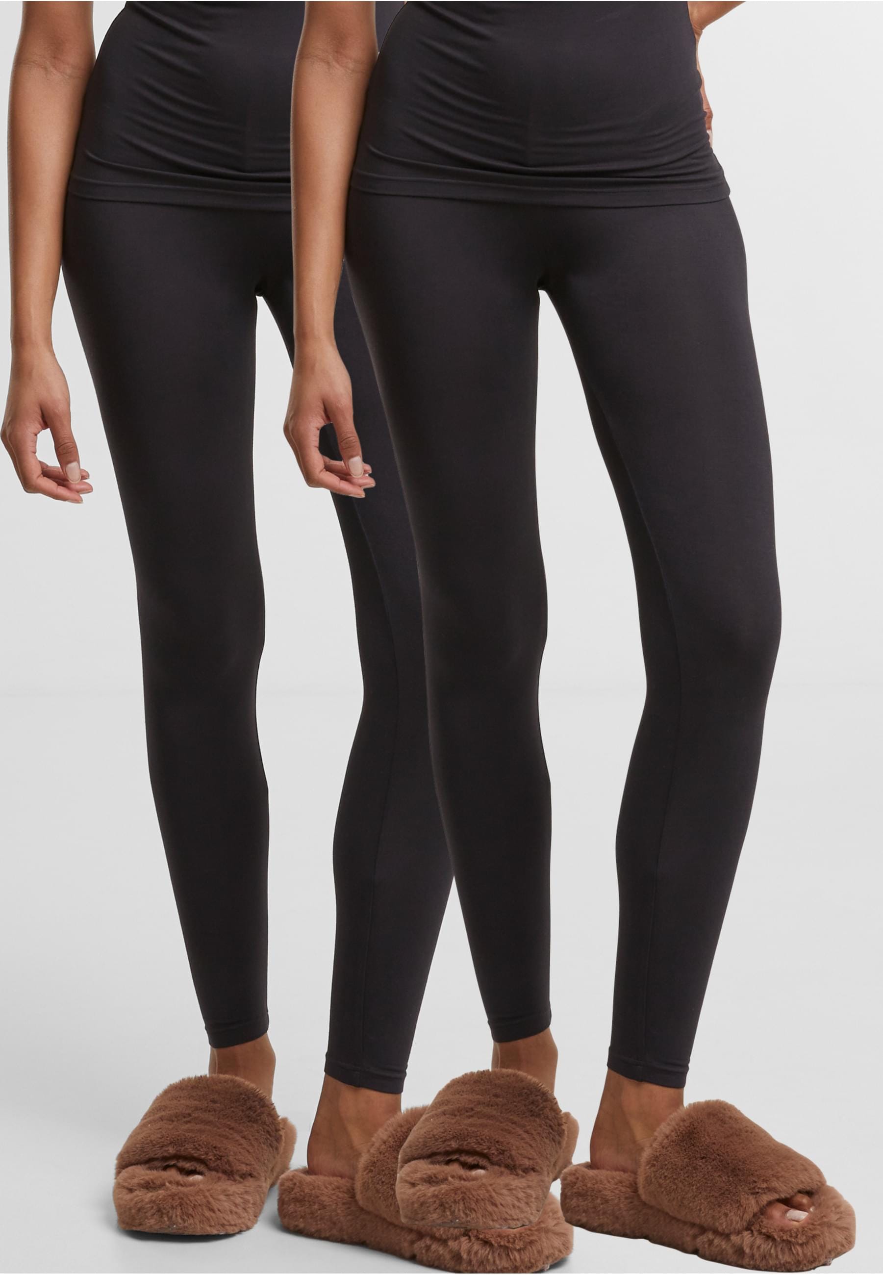 URBAN CLASSICS Leggings »Urban Classics Ladies Bamboo Leggings 2-Pack«, (1 tlg.)