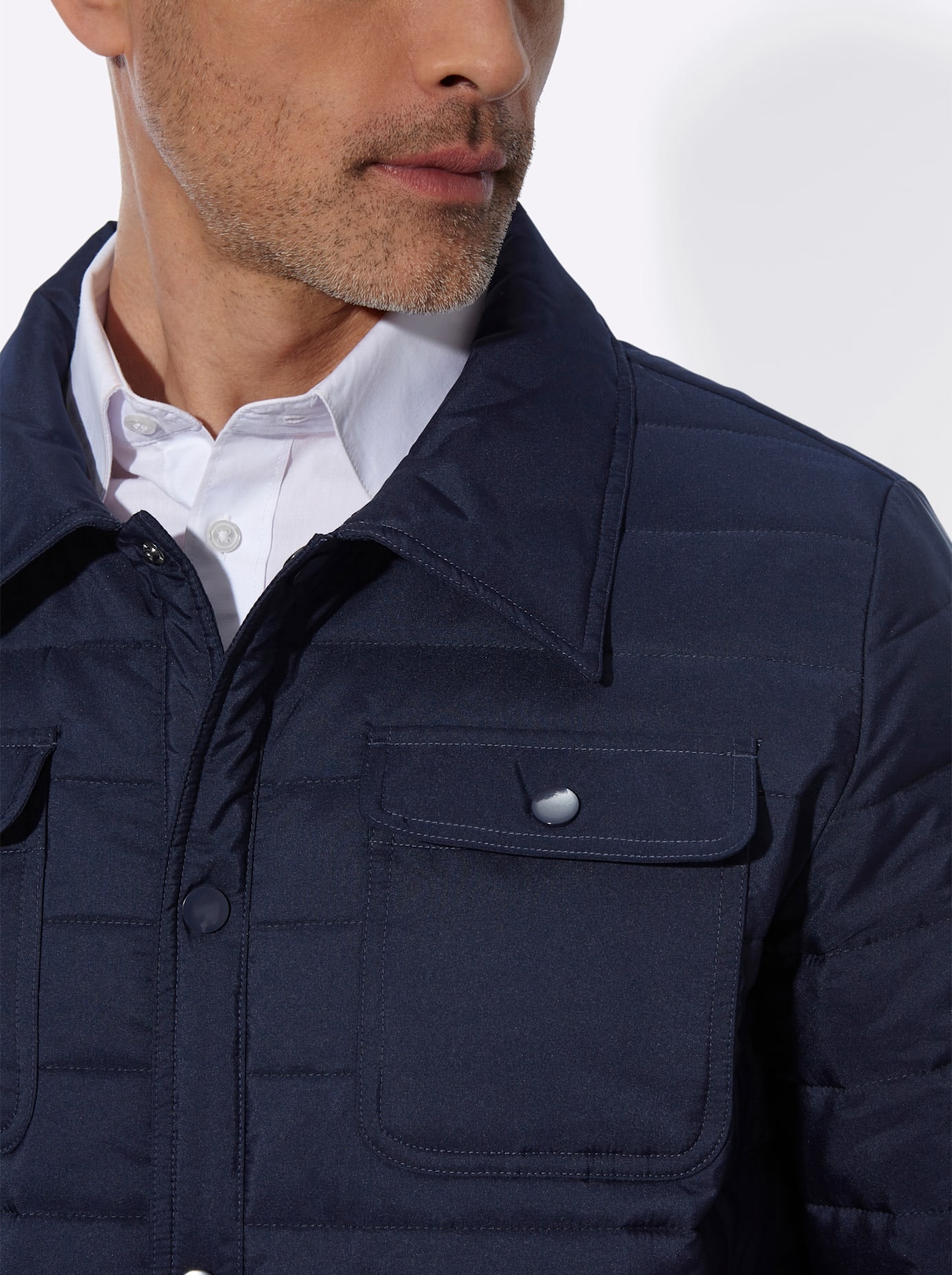 Classic Steppjacke ohne Kapuze