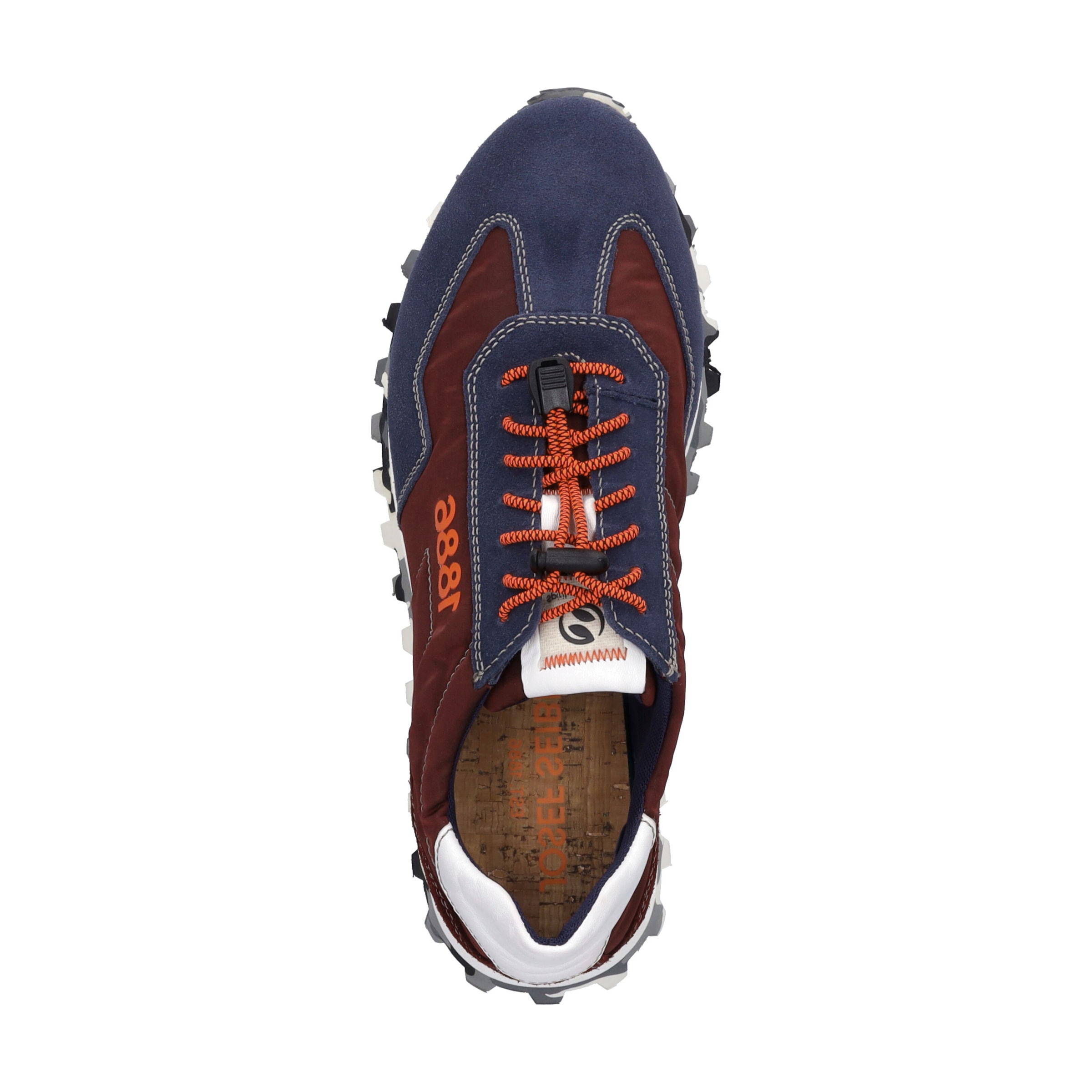 Josef Seibel Sneaker »Clyde 01, blau-bordeaux«