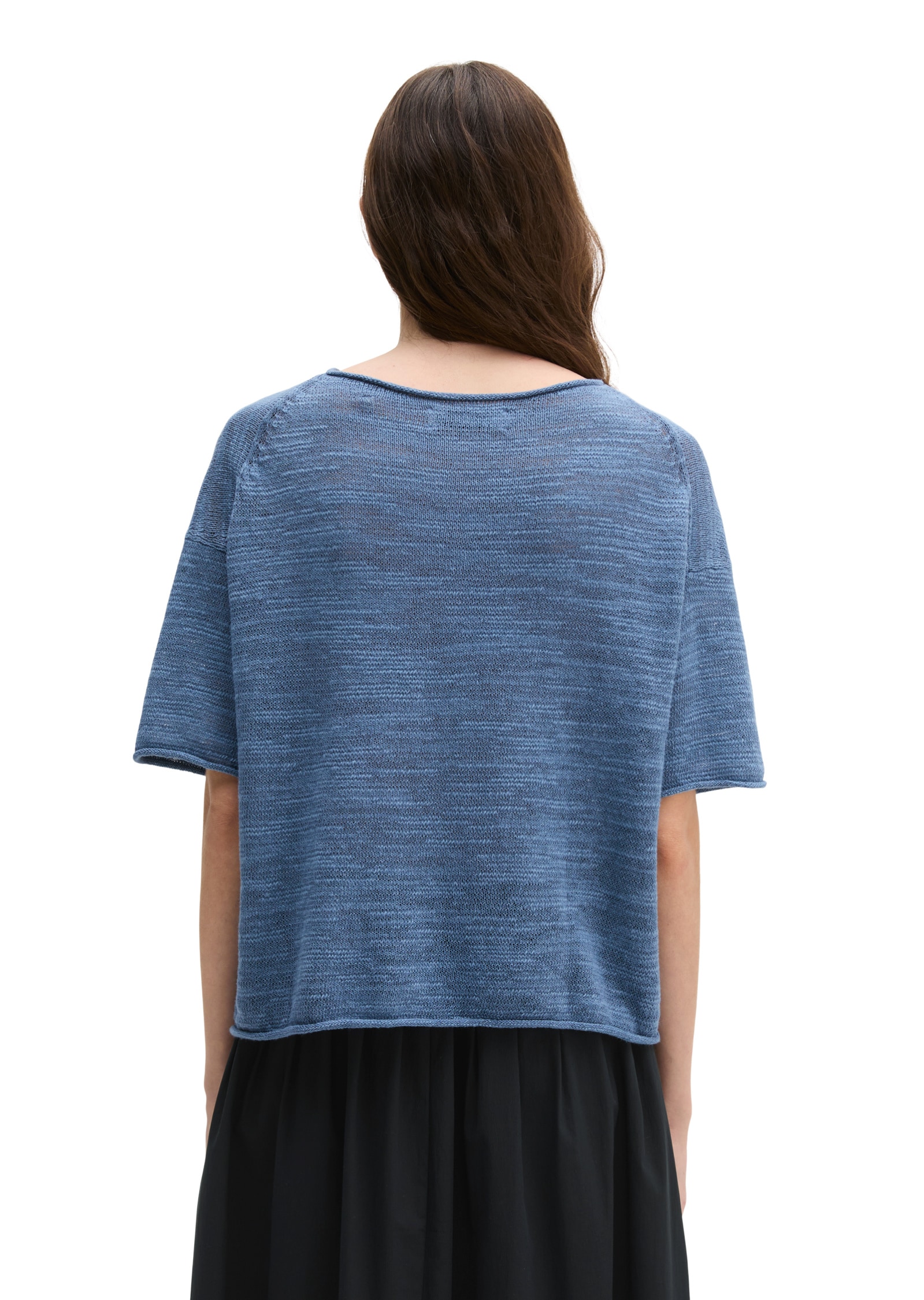 Marc O'Polo Strickpullover »aus Leinen-Baumwolle-Mix«