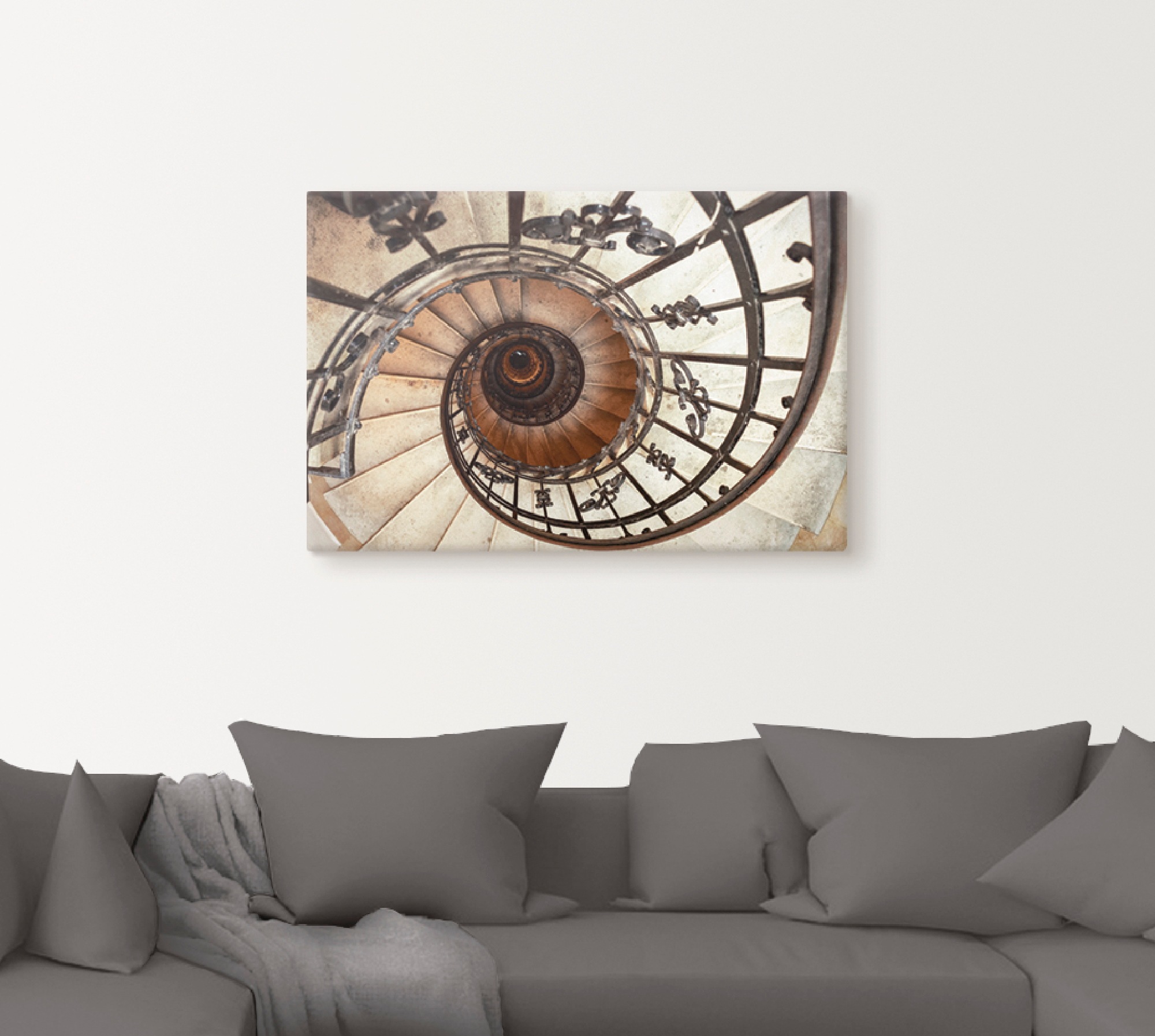 Artland Wandbild »Treppe«, Architektonische Elemente, (1 St.), als Alubild, Outdoorbild, Leinwandbild, Poster, Wandaufkleber